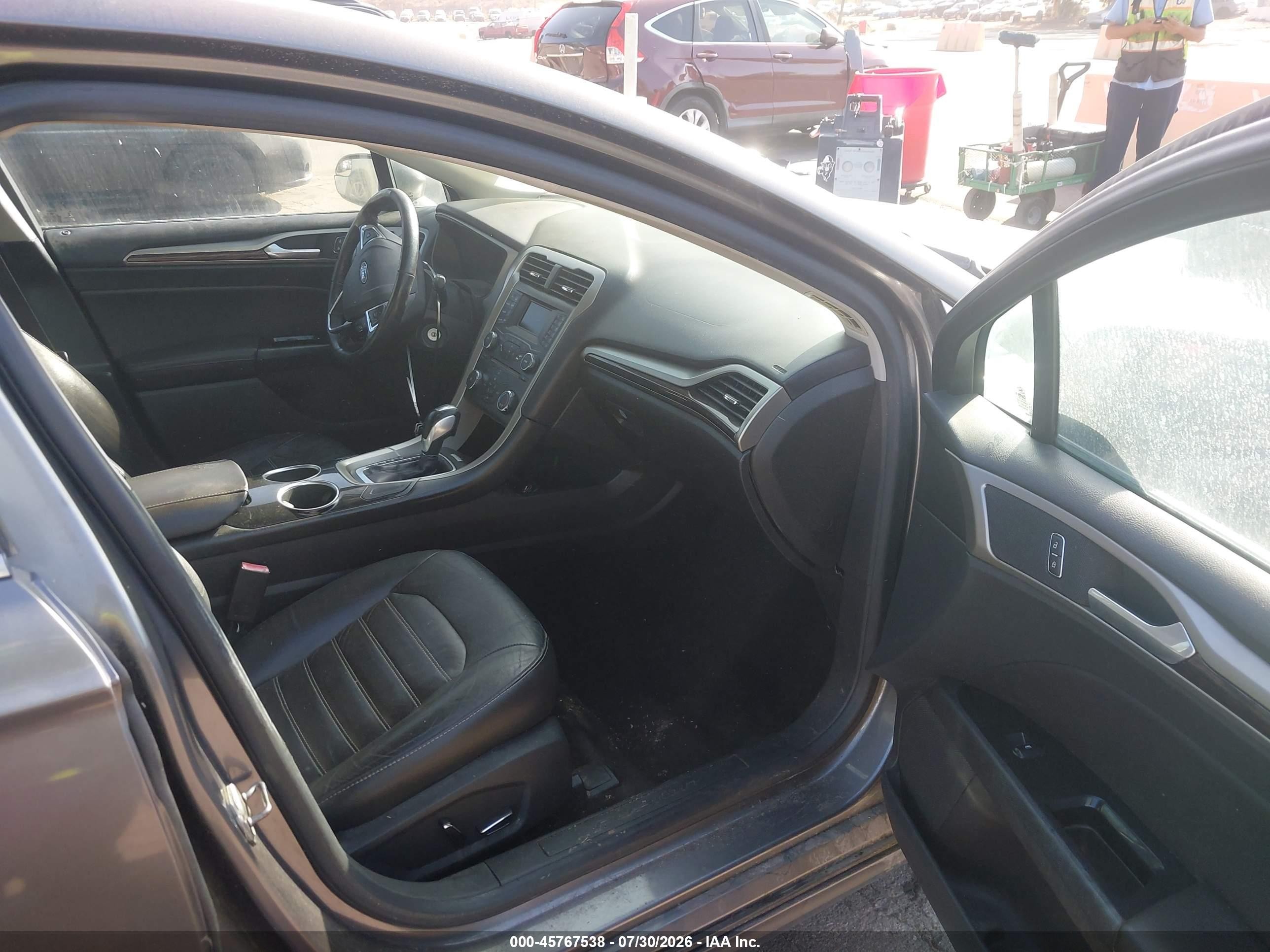 2013 Ford Fusion Se Gray vin: 3FA6P0HR2DR250781
