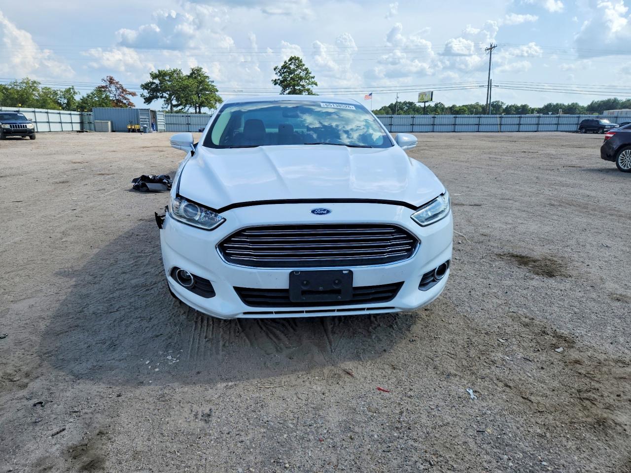 2013 Ford Fusion Se White vin: 3FA6P0HR2DR258945