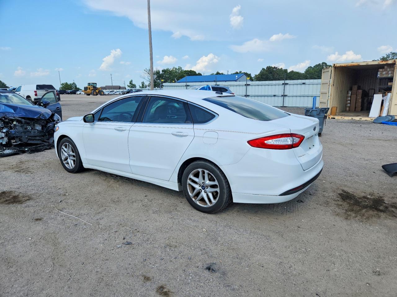 2013 Ford Fusion Se White vin: 3FA6P0HR2DR258945