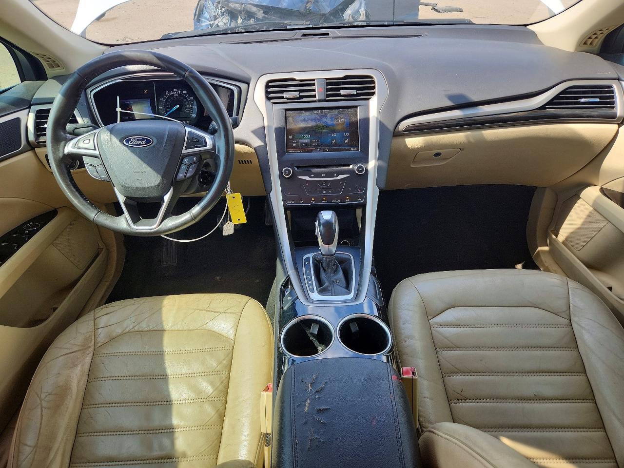 2013 Ford Fusion Se White vin: 3FA6P0HR2DR258945