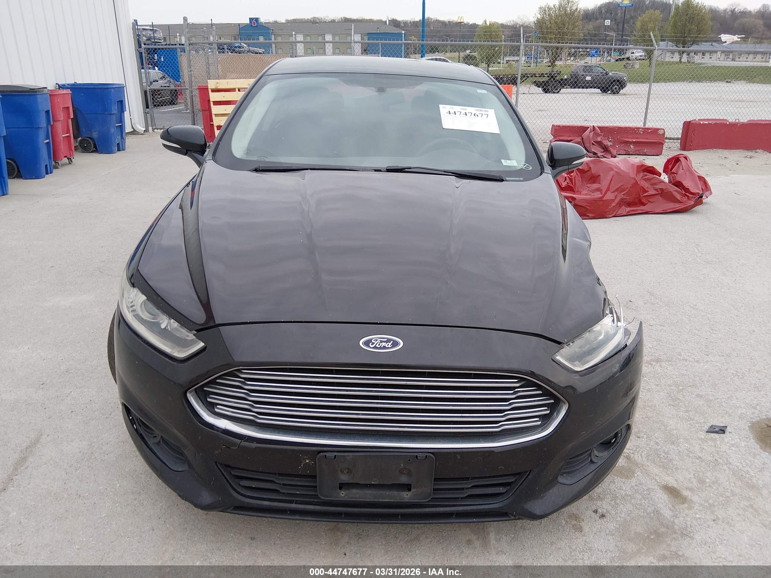 2013 Ford Fusion Se Black vin: 3FA6P0HR2DR260629