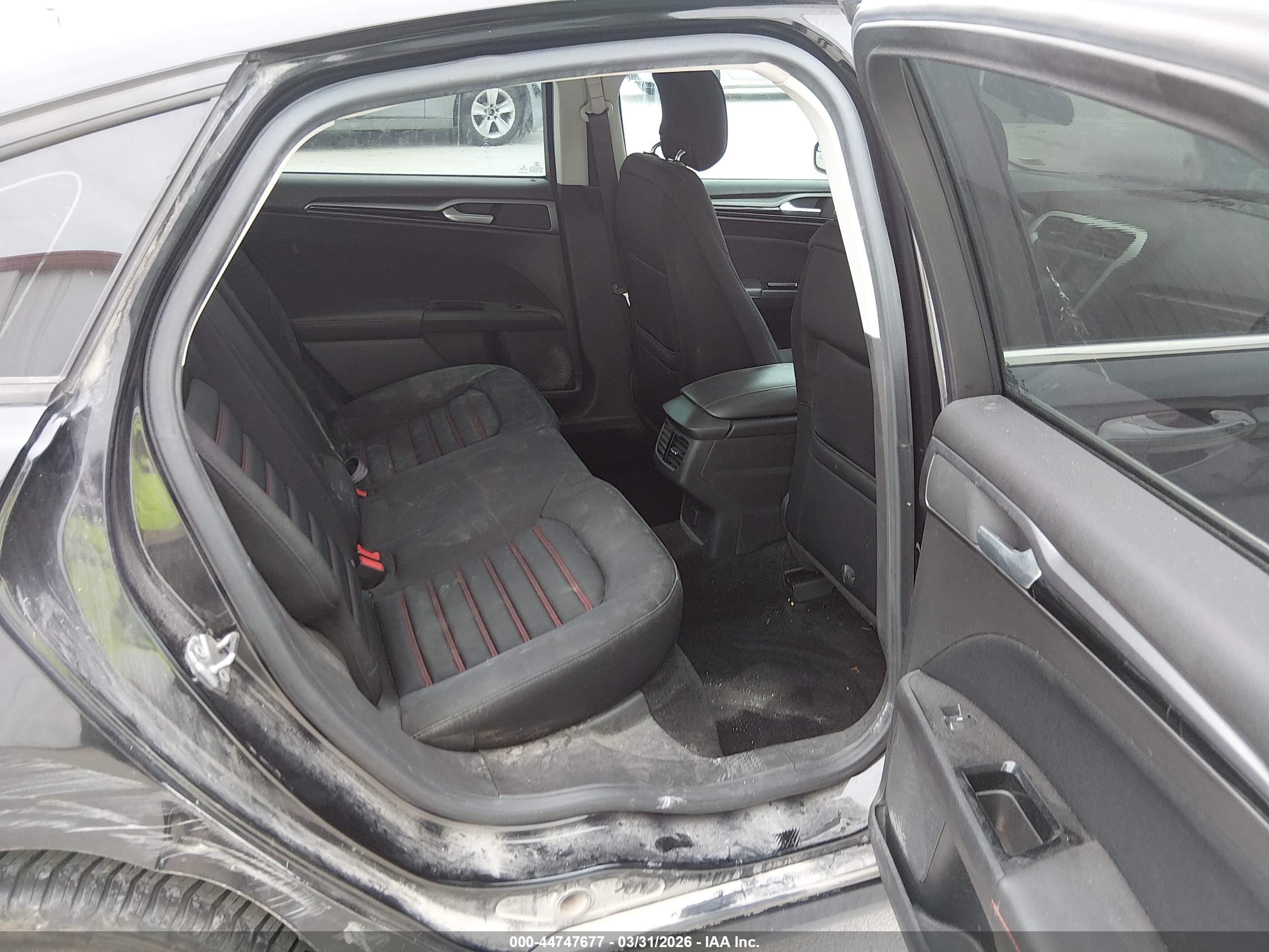 2013 Ford Fusion Se Black vin: 3FA6P0HR2DR260629