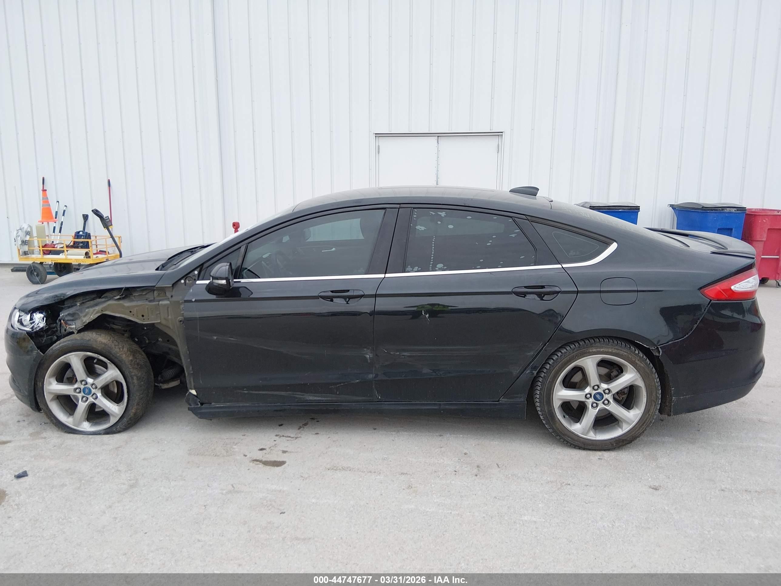 2013 Ford Fusion Se Black vin: 3FA6P0HR2DR260629