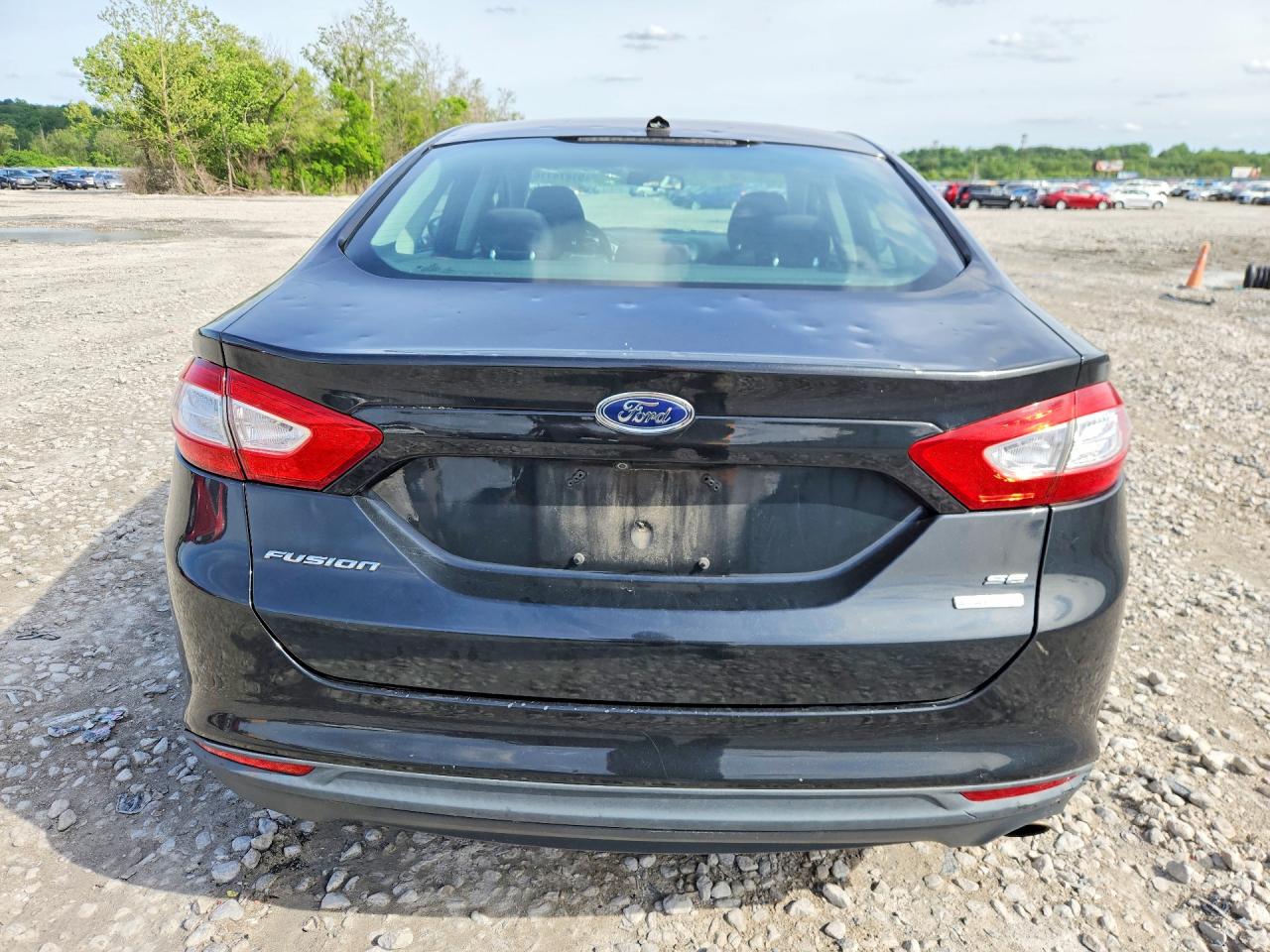 2013 Ford Fusion Se Black vin: 3FA6P0HR2DR313331