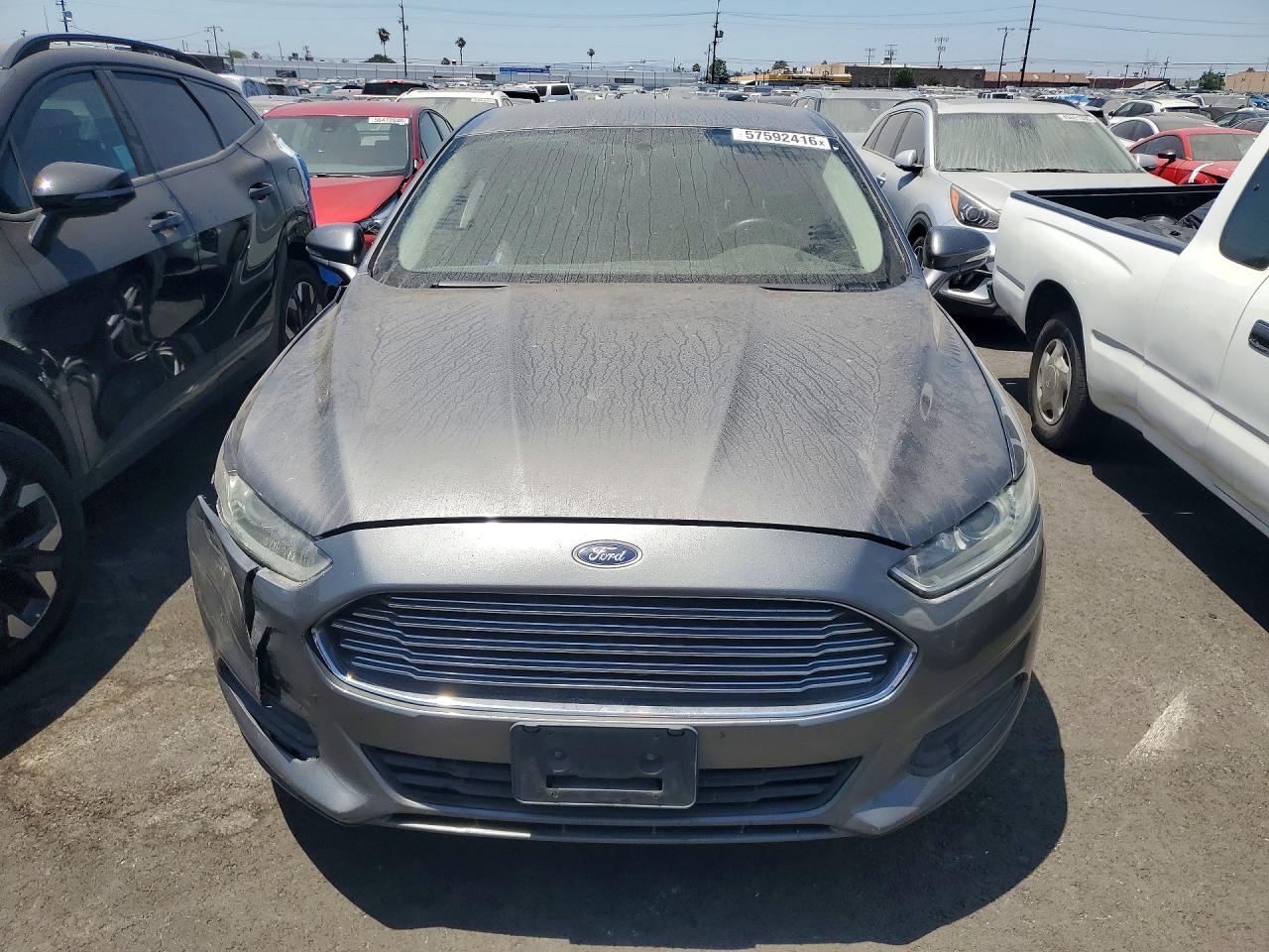 2013 Ford Fusion Se Gray vin: 3FA6P0HR2DR371276