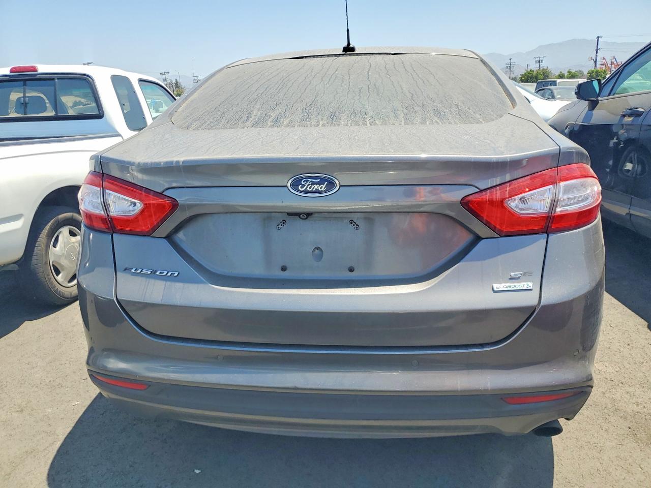 2013 Ford Fusion Se Gray vin: 3FA6P0HR2DR371276
