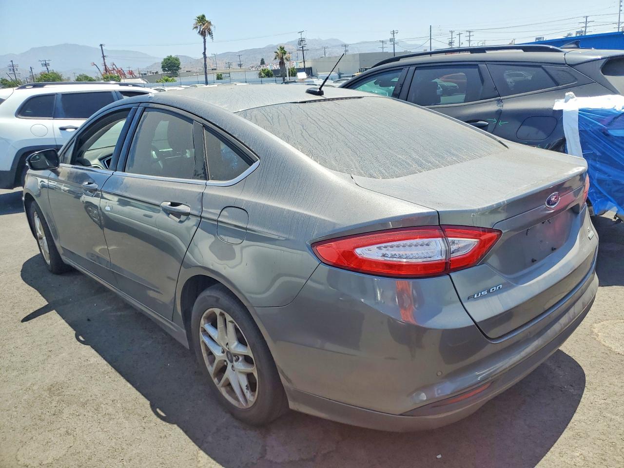 2013 Ford Fusion Se Gray vin: 3FA6P0HR2DR371276