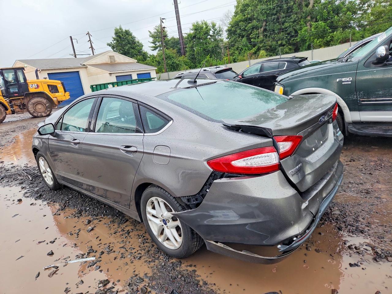 2014 Ford Fusion Se Gray vin: 3FA6P0HR2ER311046