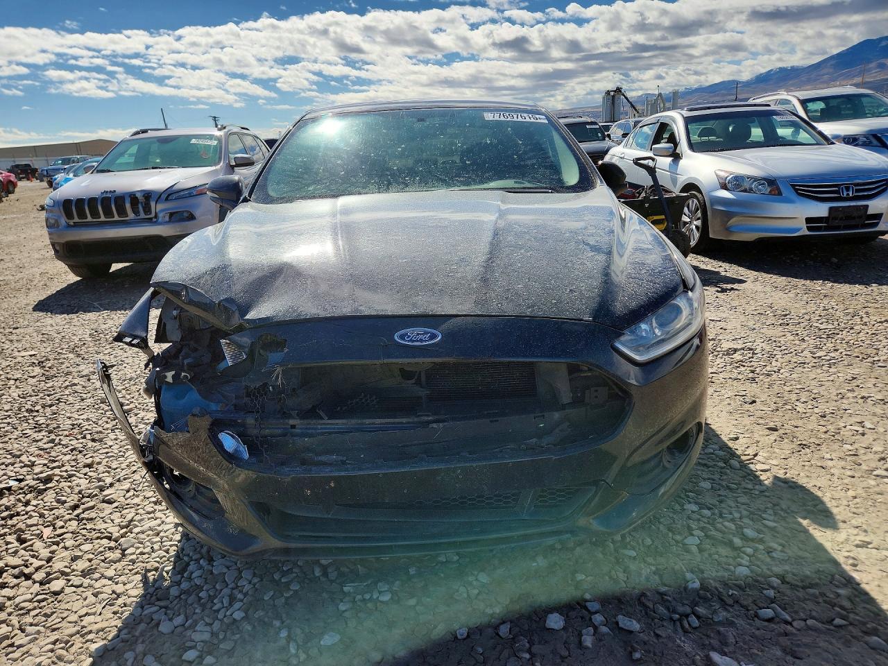 2014 Ford Fusion Se Black vin: 3FA6P0HR2ER380271
