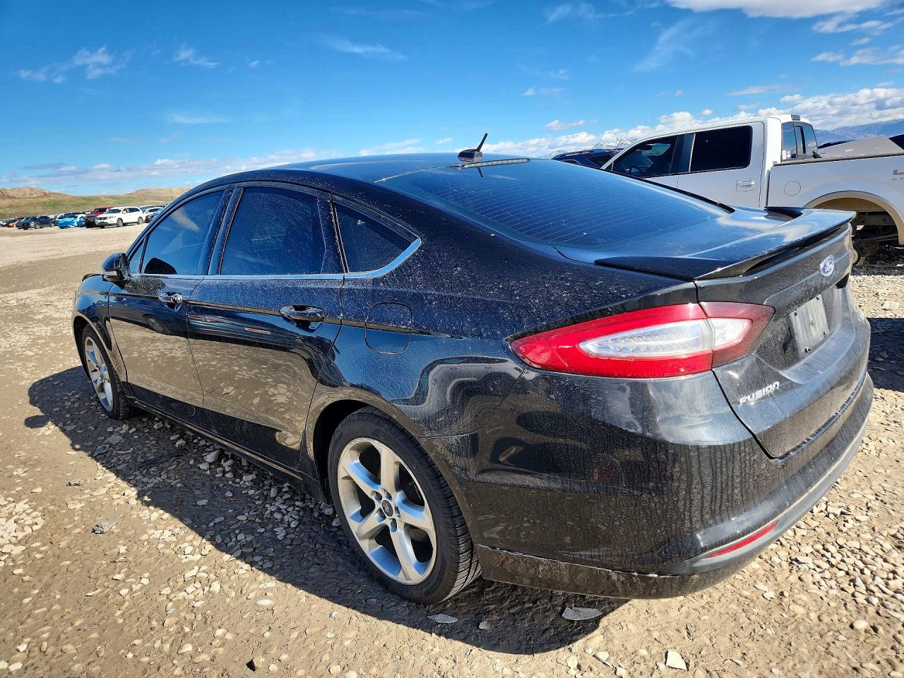 2014 Ford Fusion Se Black vin: 3FA6P0HR2ER380271