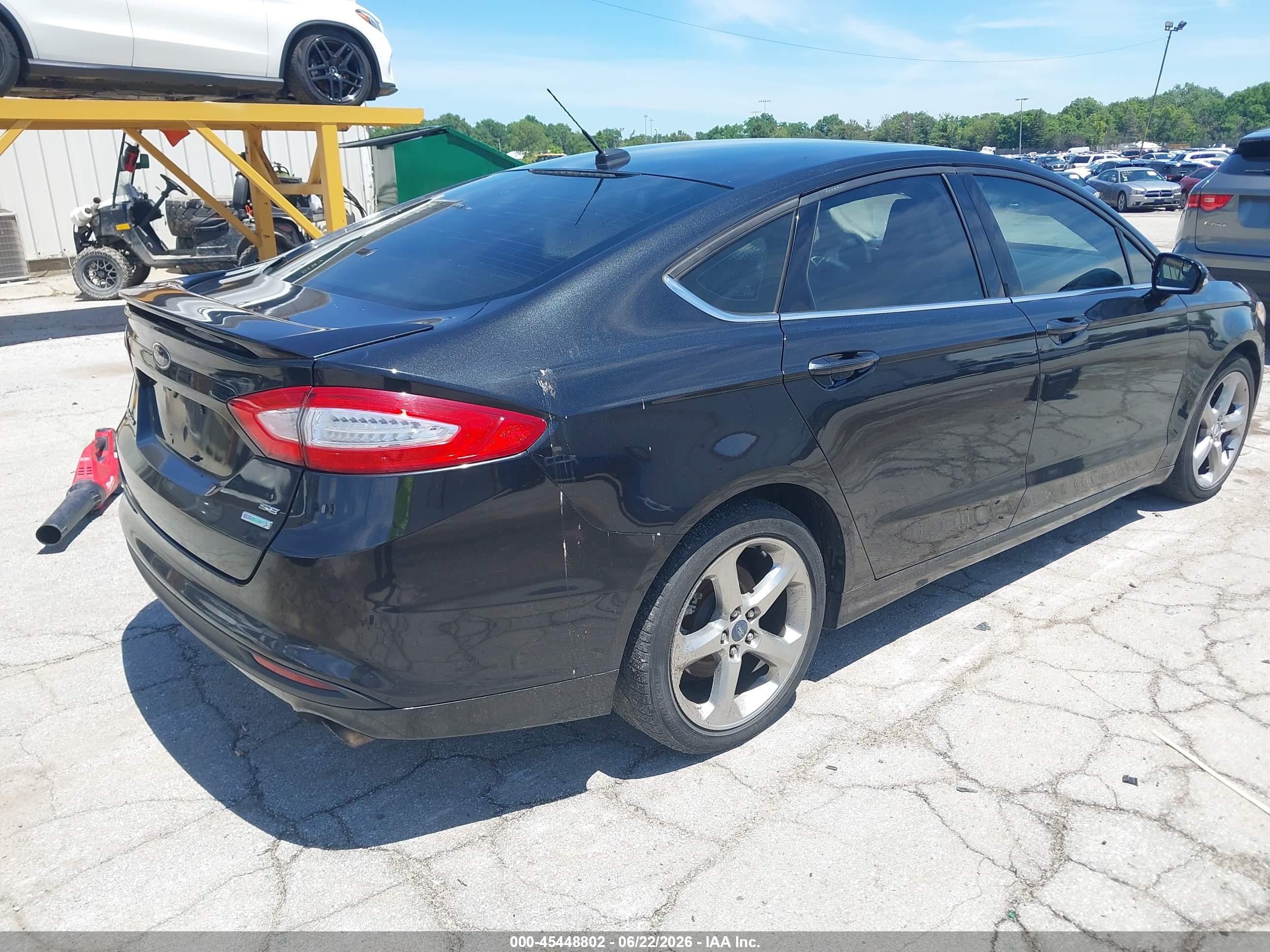 2013 Ford Fusion Se Black vin: 3FA6P0HR3DR101828