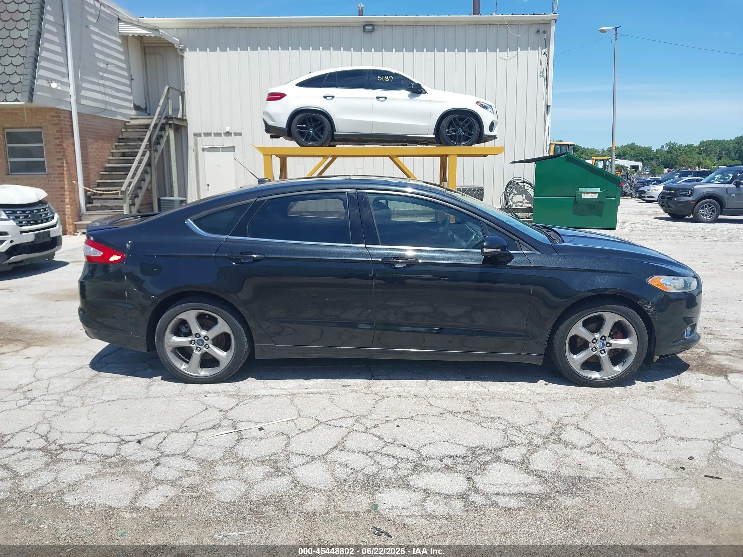 2013 Ford Fusion Se Black vin: 3FA6P0HR3DR101828