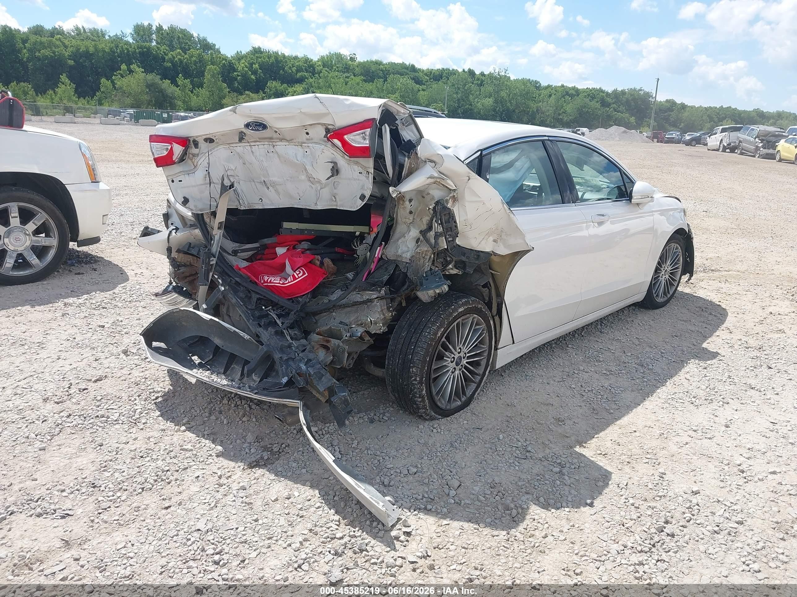 2013 Ford Fusion Se White vin: 3FA6P0HR3DR107435