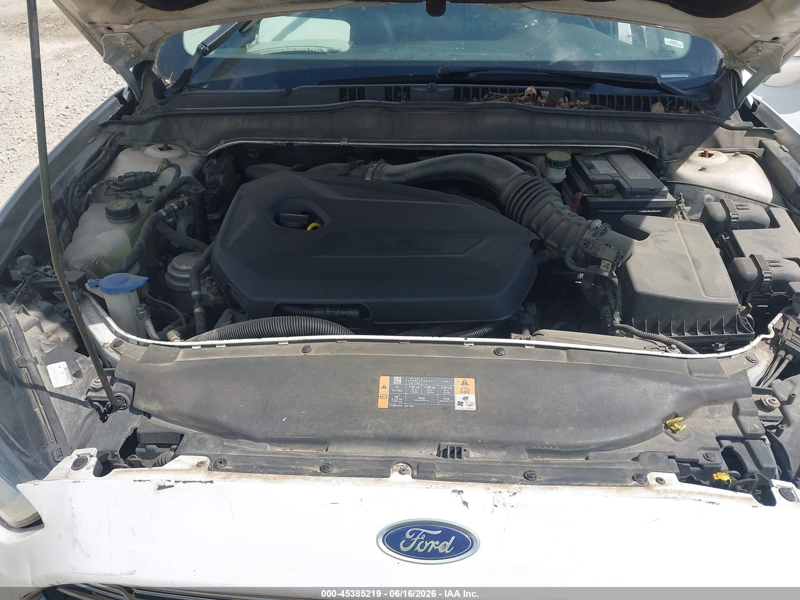 2013 Ford Fusion Se White vin: 3FA6P0HR3DR107435