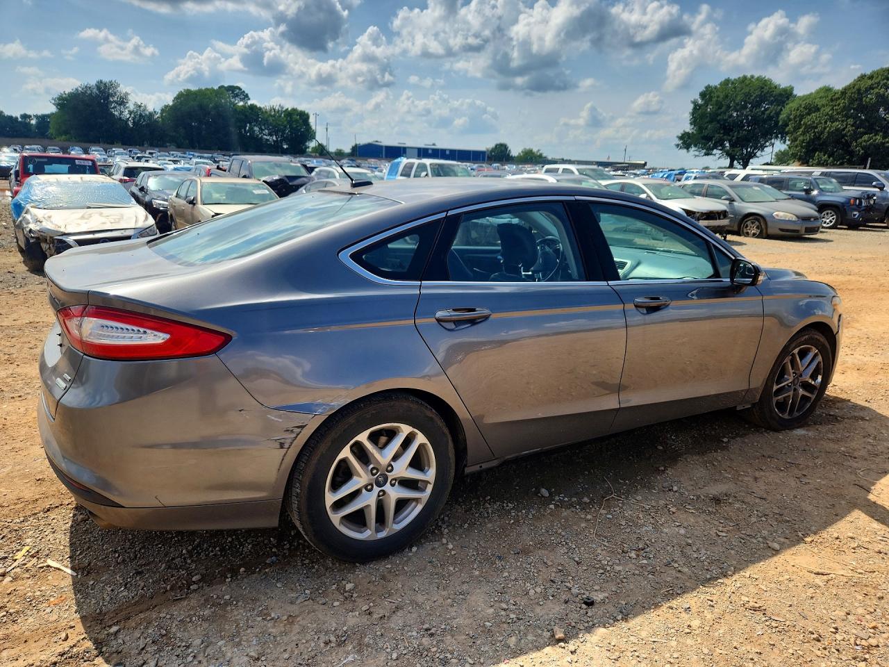 2013 Ford Fusion Se Silver vin: 3FA6P0HR3DR170518