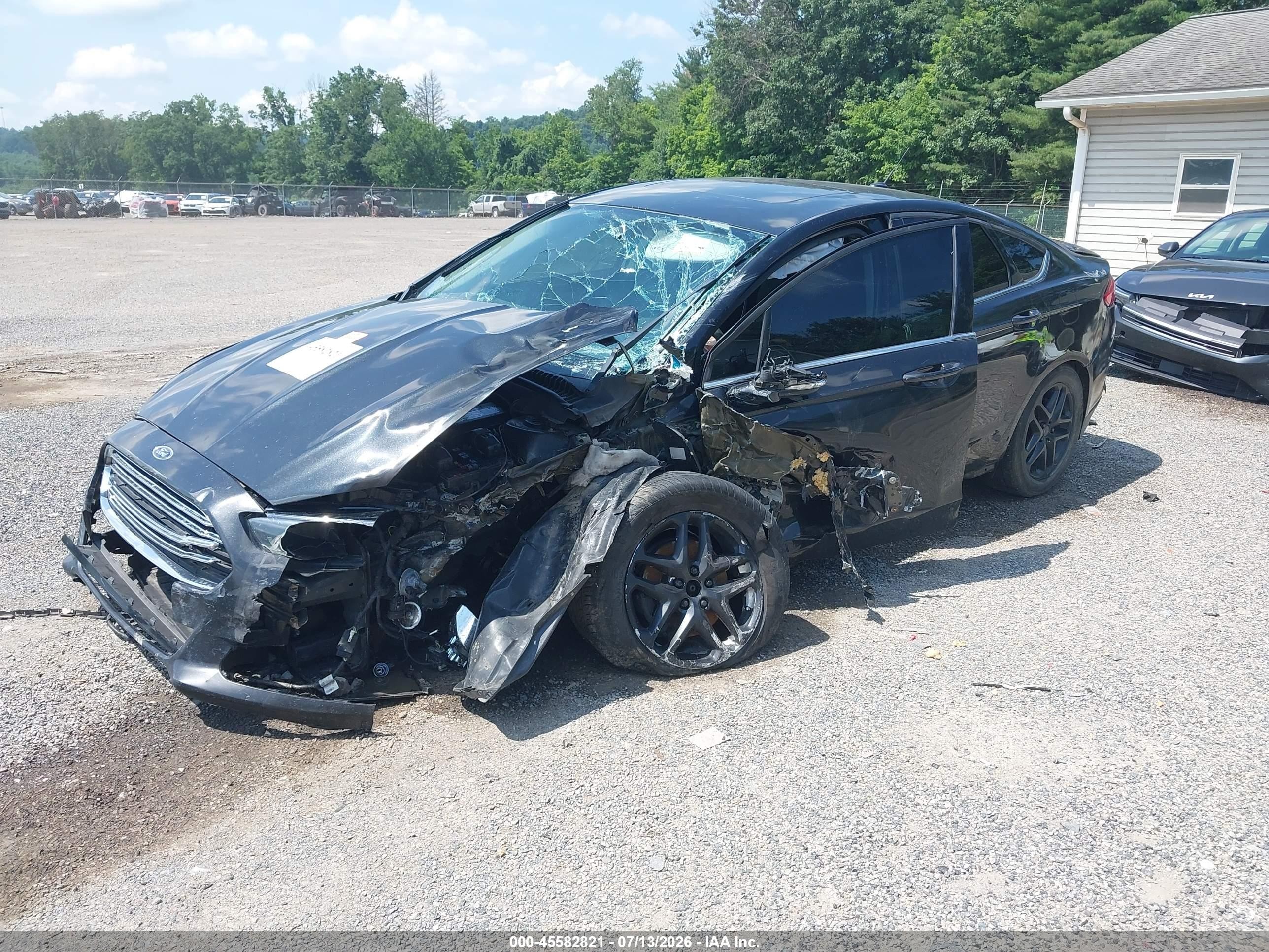 2013 Ford Fusion Se Black vin: 3FA6P0HR3DR218535