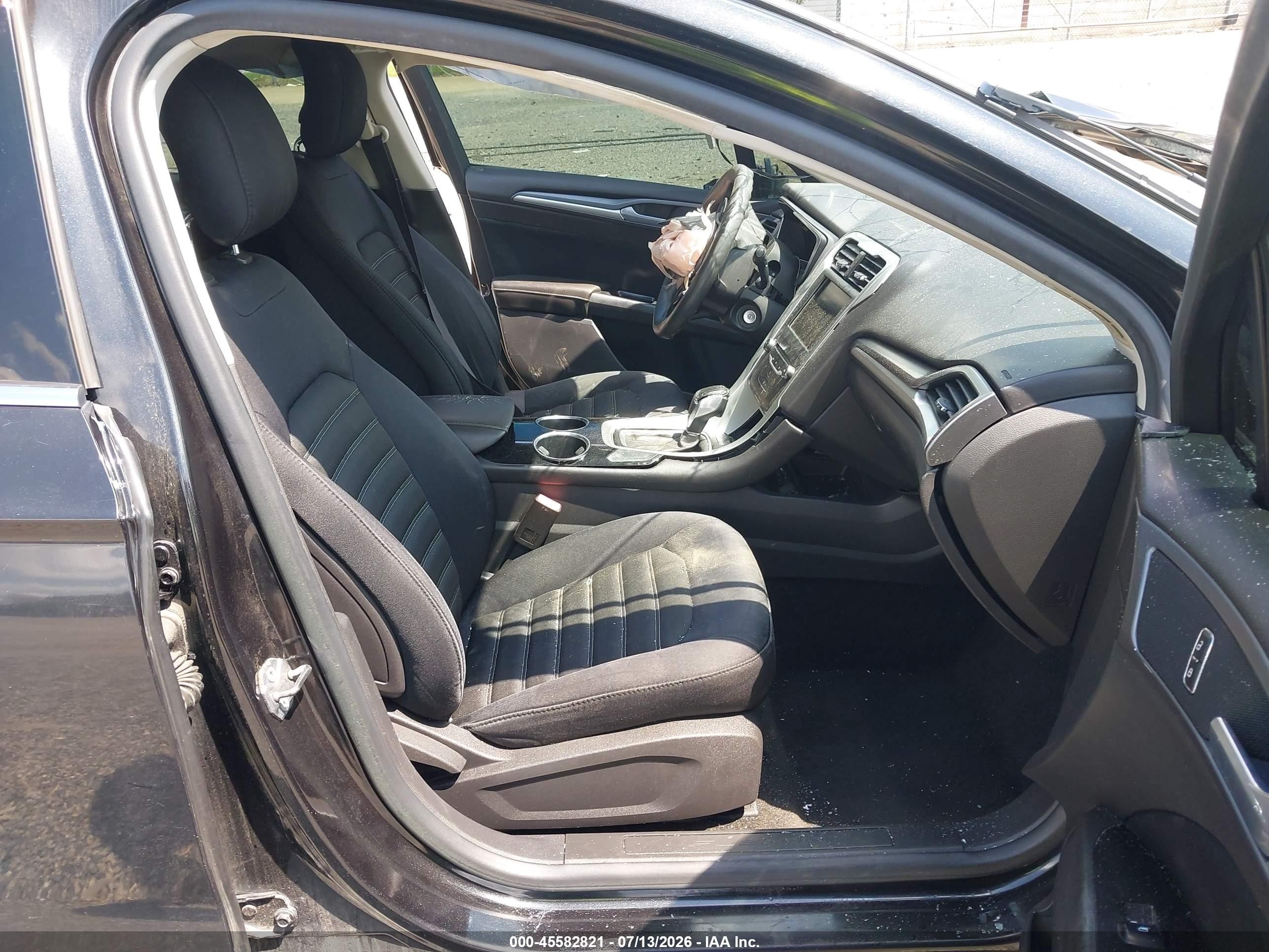 2013 Ford Fusion Se Black vin: 3FA6P0HR3DR218535