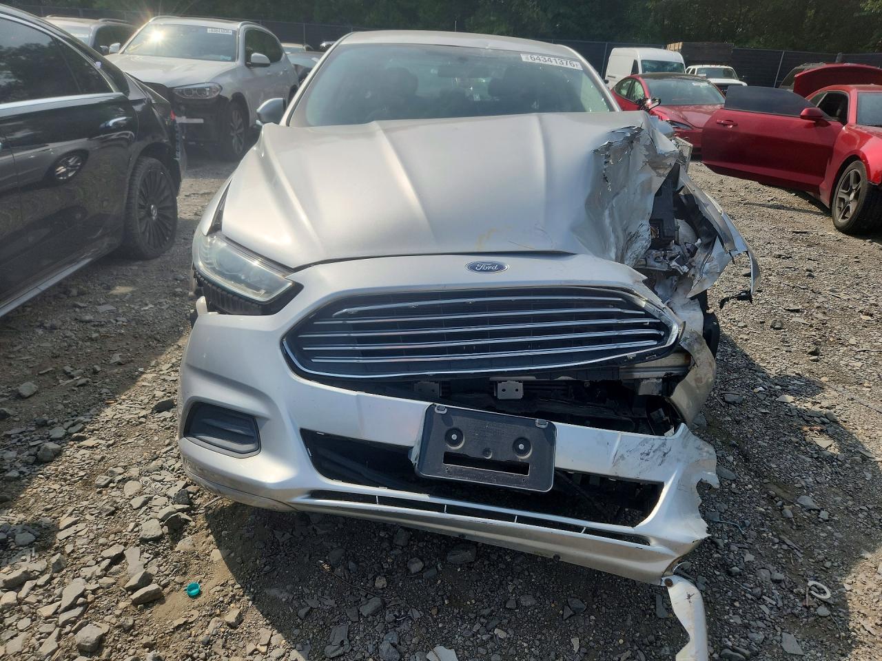 2013 Ford Fusion Se Silver vin: 3FA6P0HR3DR233360