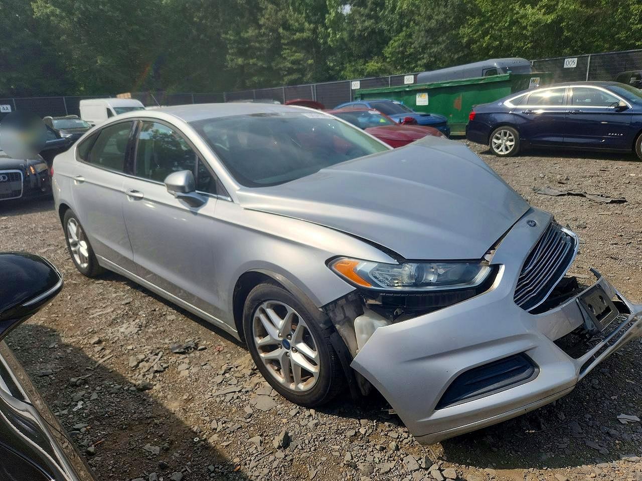 2013 Ford Fusion Se Silver vin: 3FA6P0HR3DR233360
