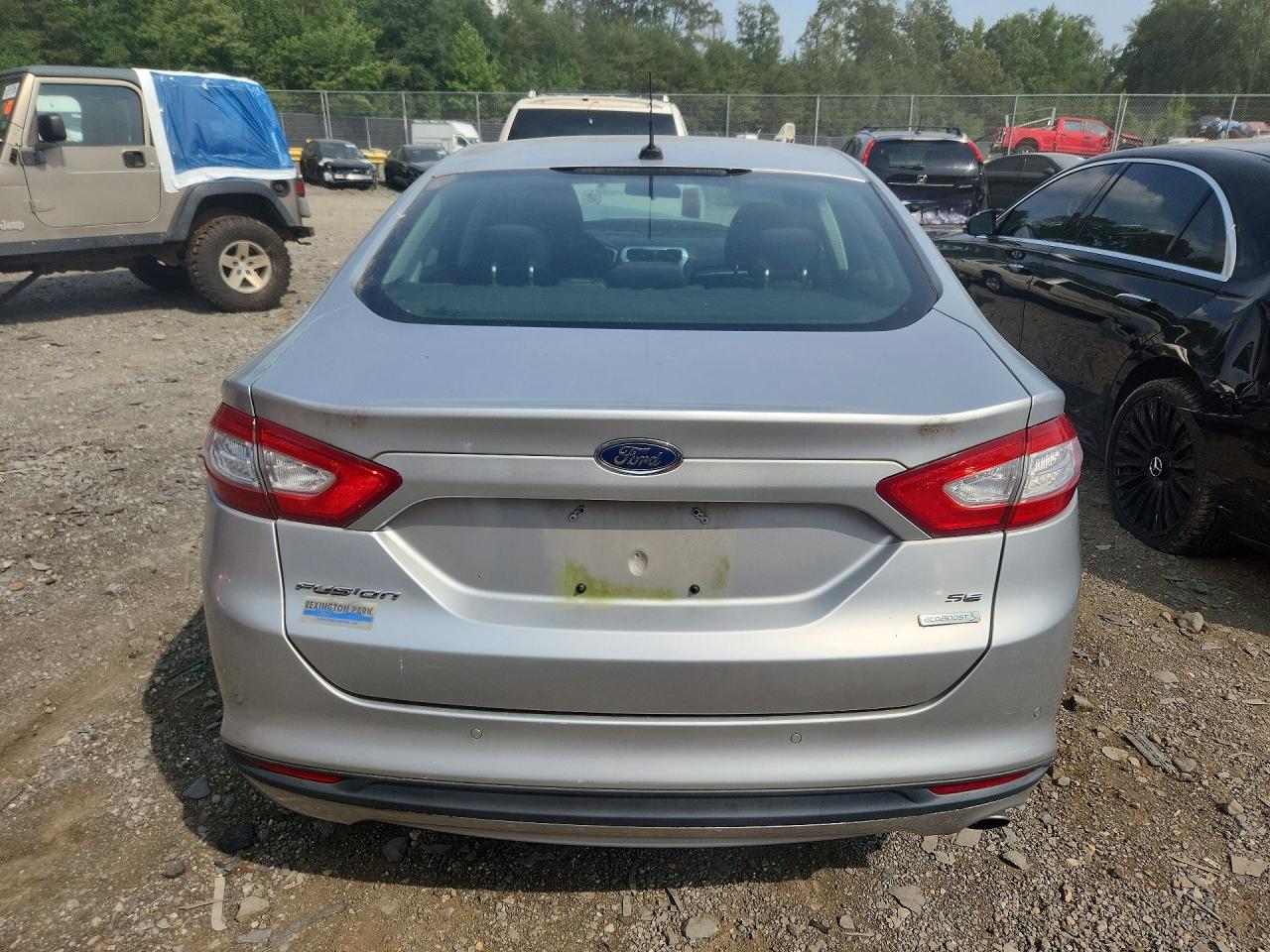 2013 Ford Fusion Se Silver vin: 3FA6P0HR3DR233360