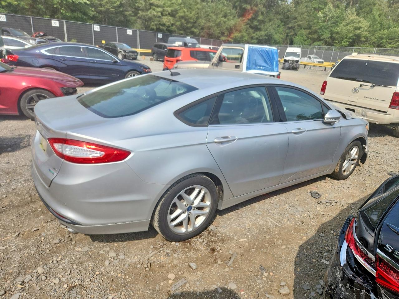 2013 Ford Fusion Se Silver vin: 3FA6P0HR3DR233360