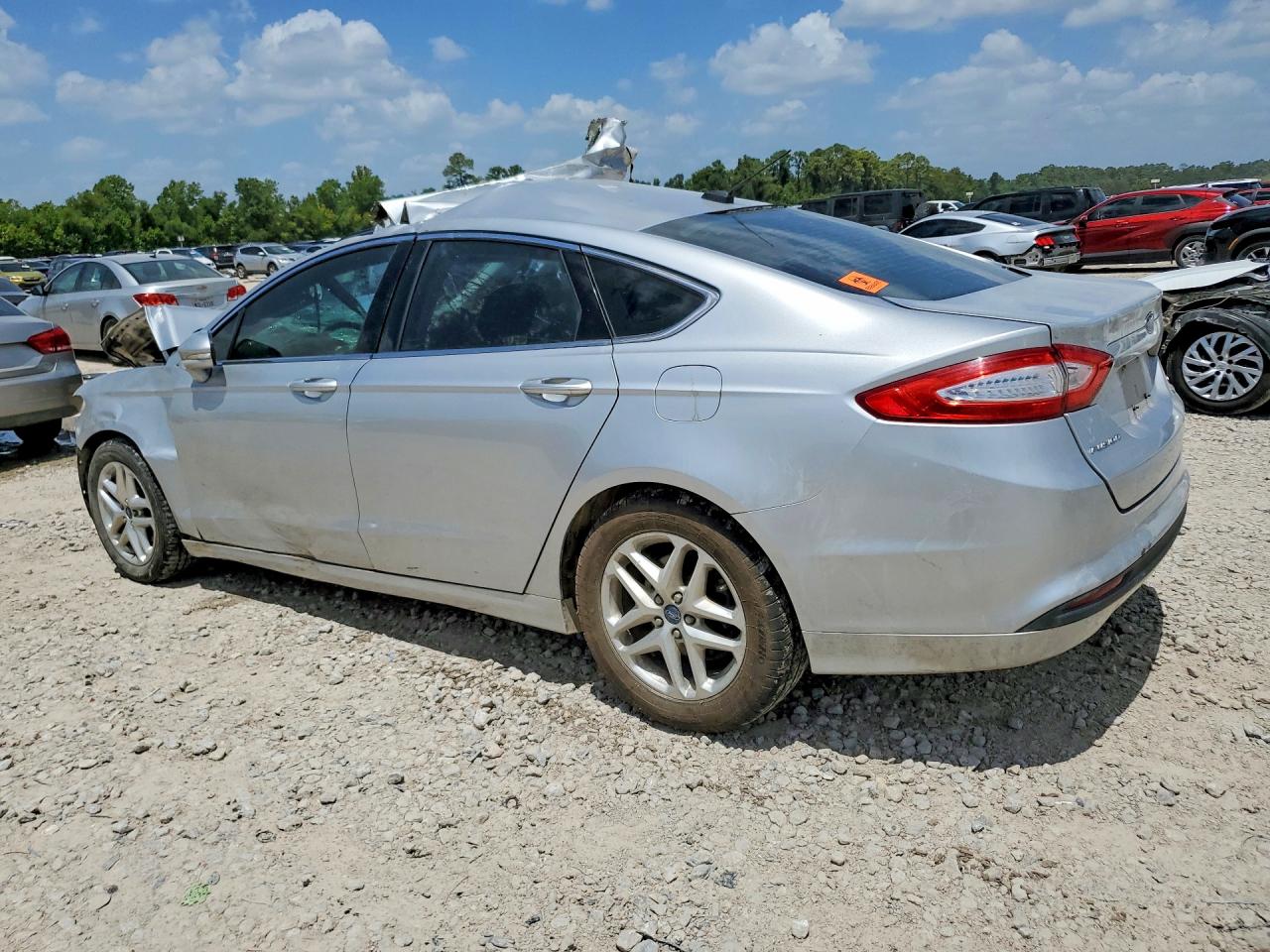 2013 Ford Fusion Se Silver vin: 3FA6P0HR3DR245377
