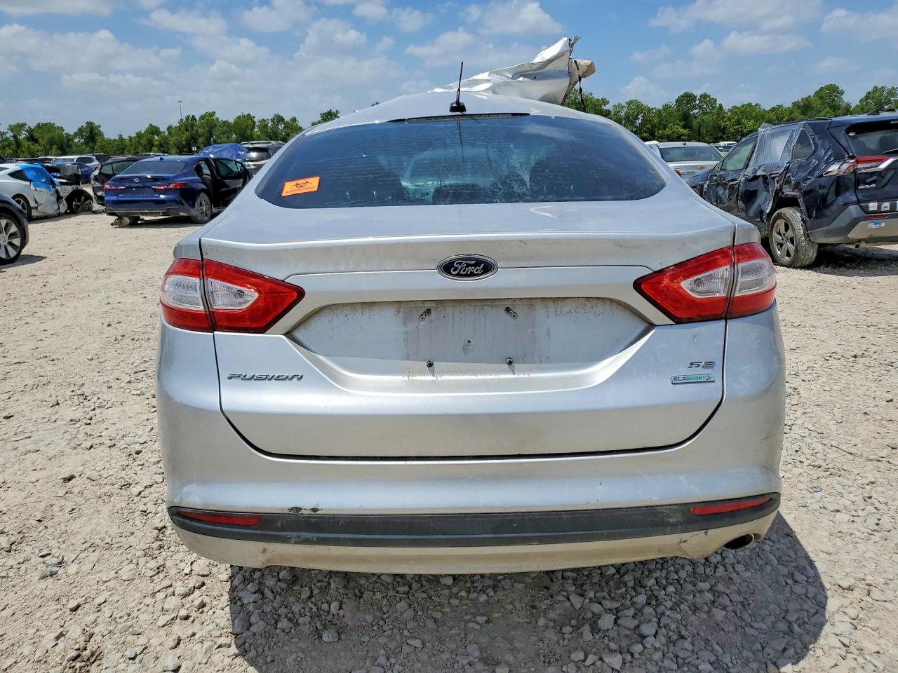 2013 Ford Fusion Se Silver vin: 3FA6P0HR3DR245377
