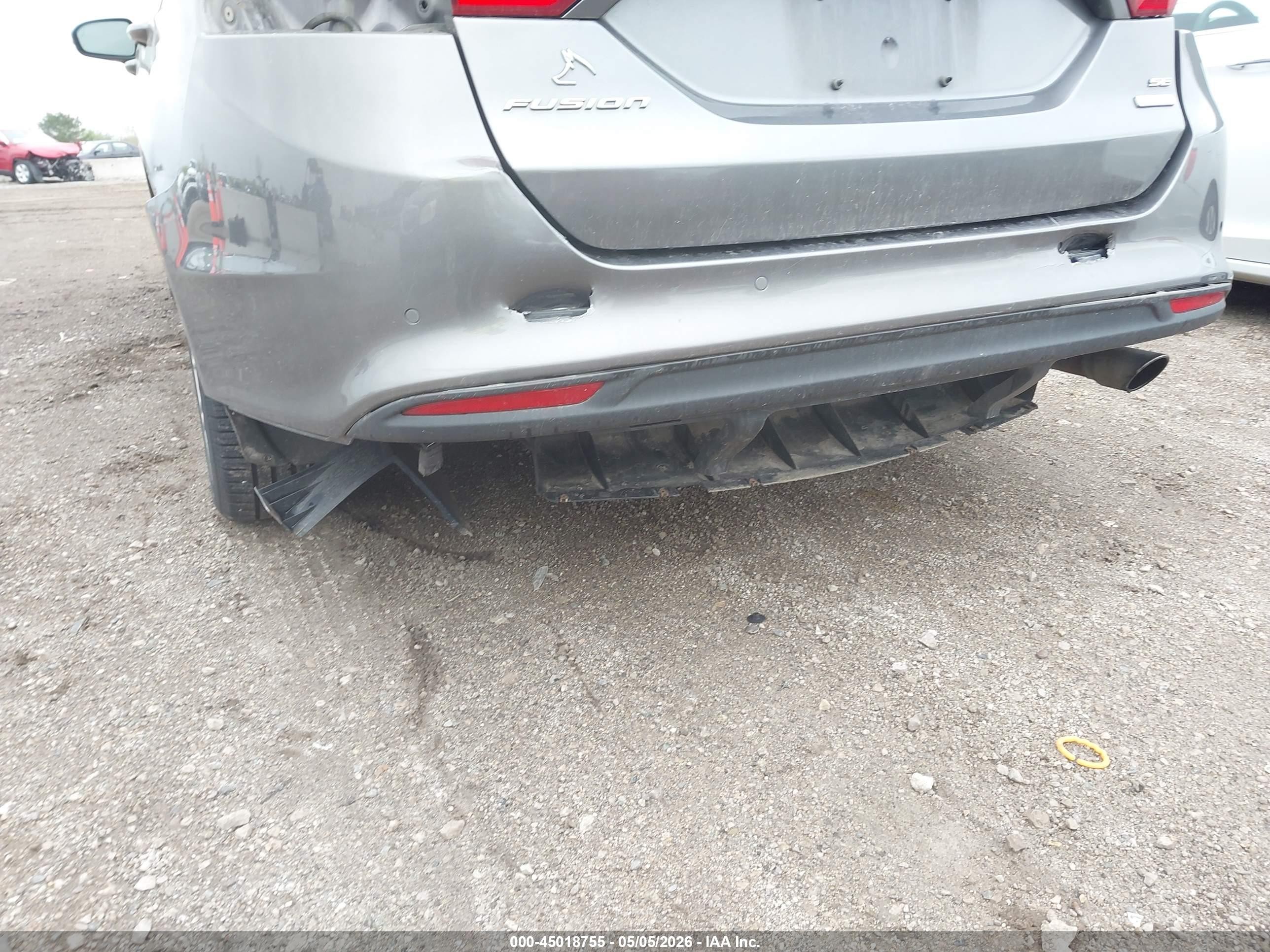 2013 Ford Fusion Se Серый vin: 3FA6P0HR3DR272692