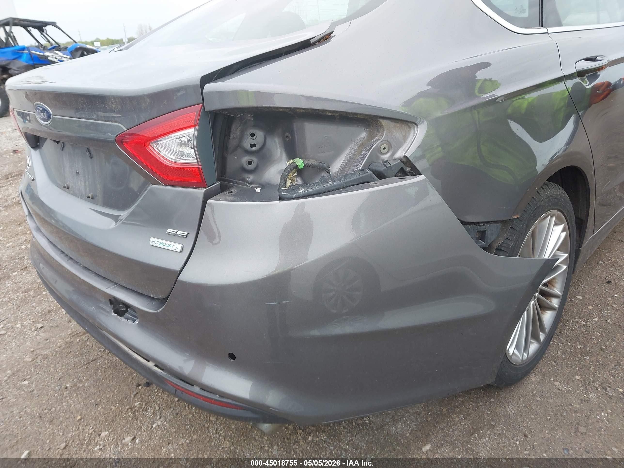 2013 Ford Fusion Se Серый vin: 3FA6P0HR3DR272692