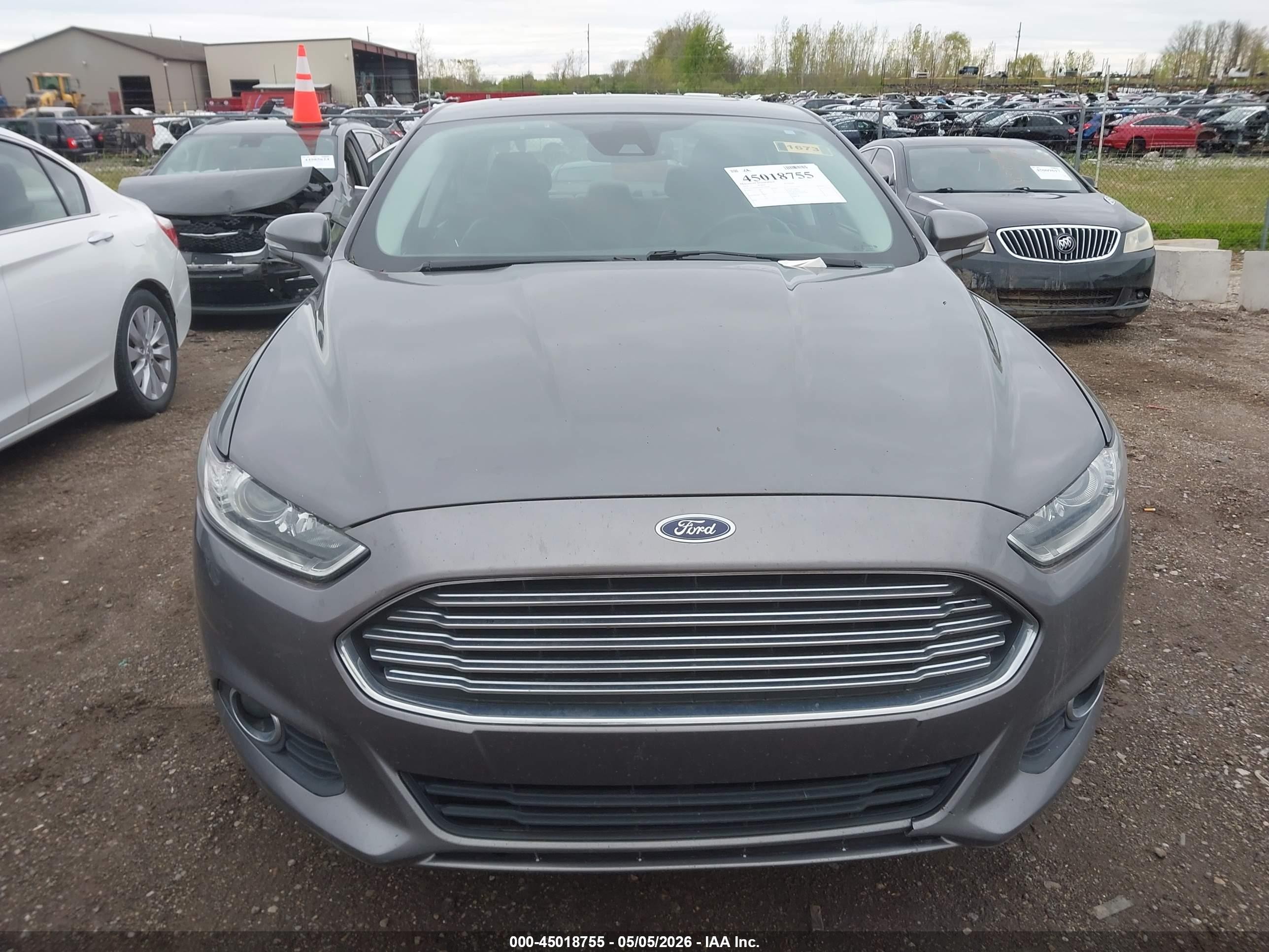 2013 Ford Fusion Se Серый vin: 3FA6P0HR3DR272692