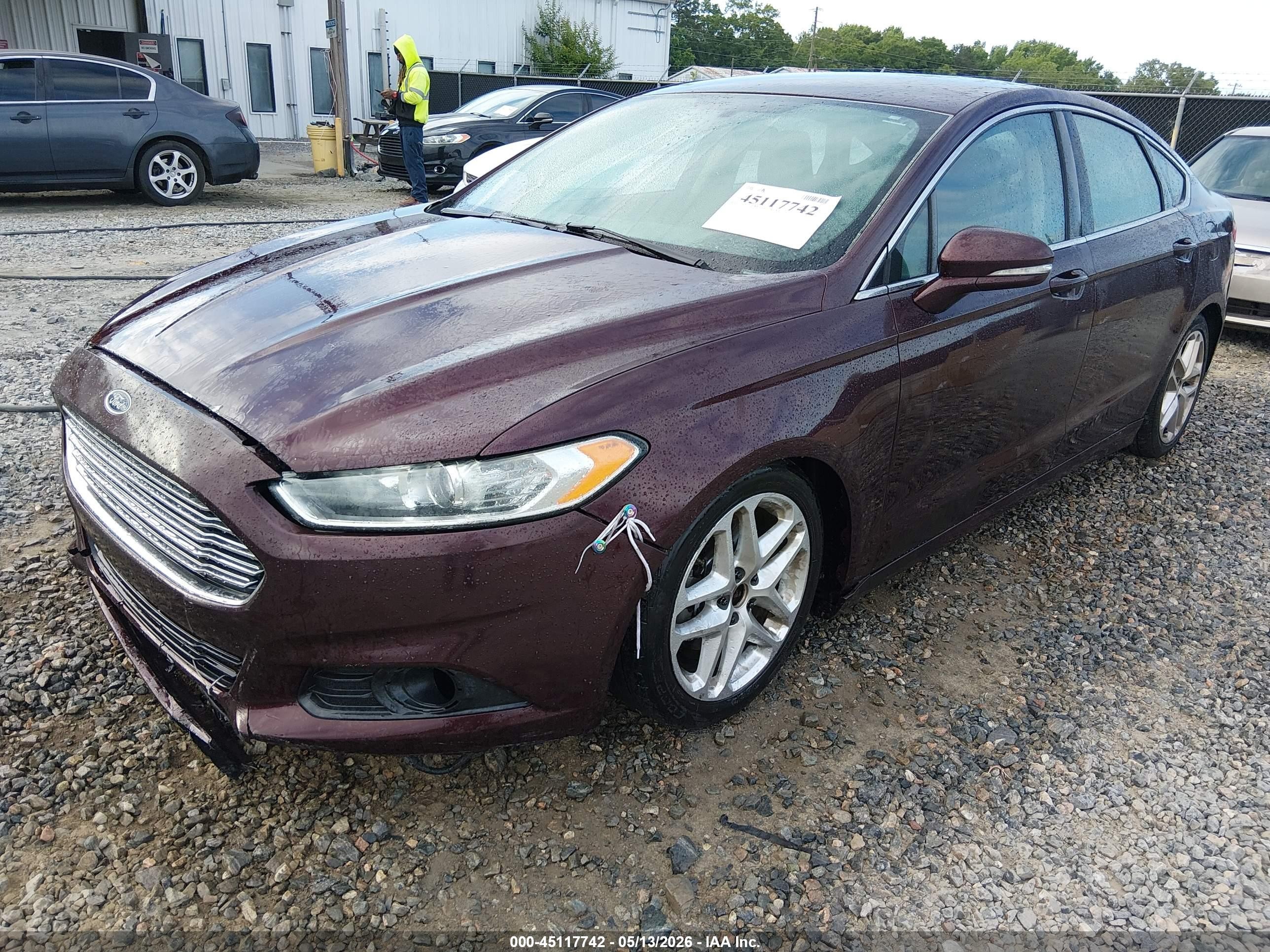 2013 Ford Fusion Se Maroon vin: 3FA6P0HR3DR326685