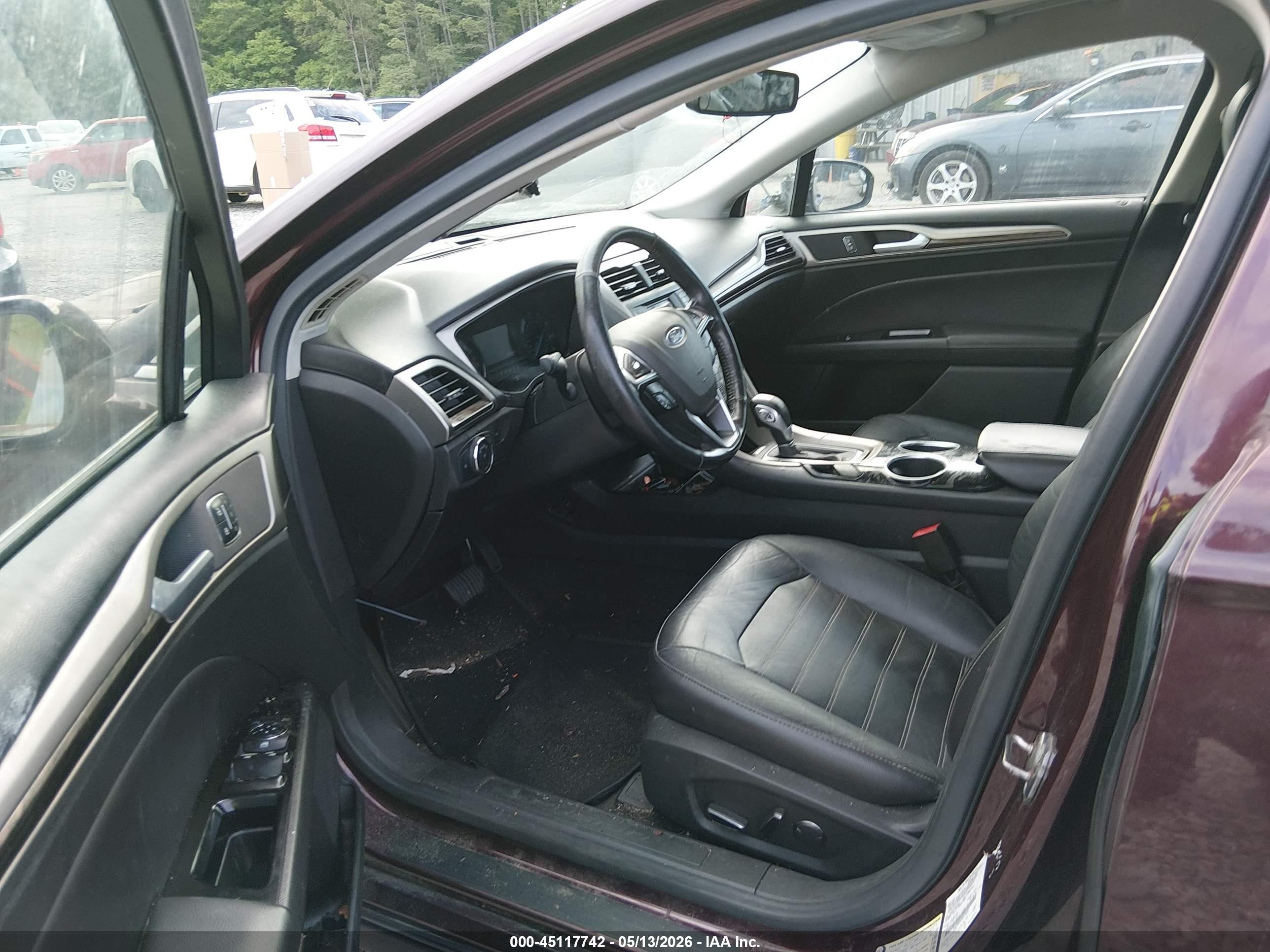 2013 Ford Fusion Se Maroon vin: 3FA6P0HR3DR326685