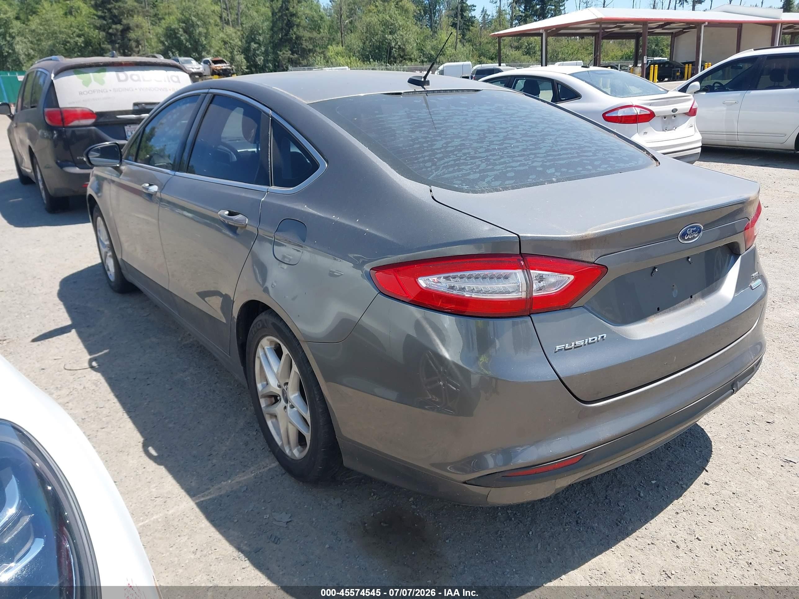 2013 Ford Fusion Se Gray vin: 3FA6P0HR3DR347682