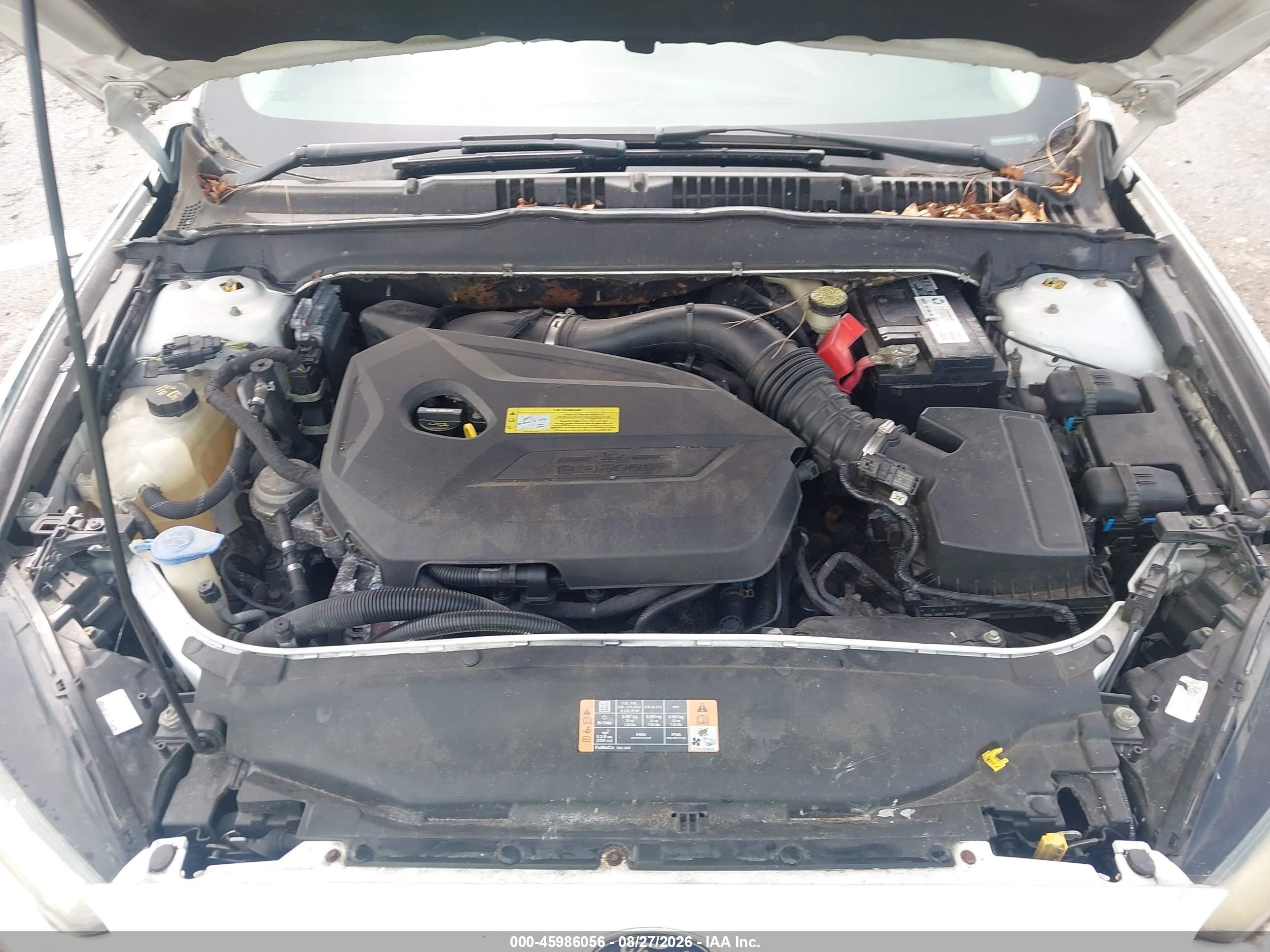 2013 Ford Fusion Se White vin: 3FA6P0HR3DR347911