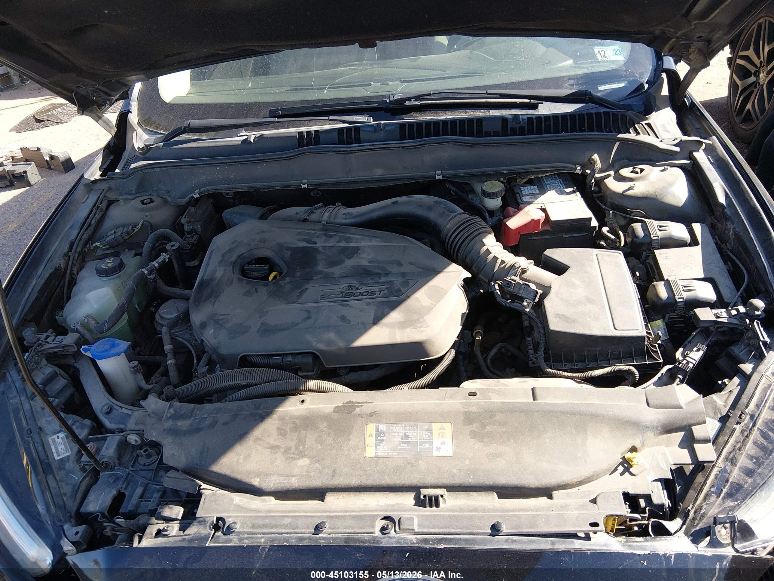 2013 Ford Fusion Se Black vin: 3FA6P0HR3DR387499