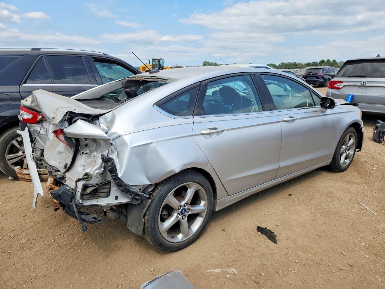 2013 Ford Fusion Se Серебряный vin: 3FA6P0HR4DR112207