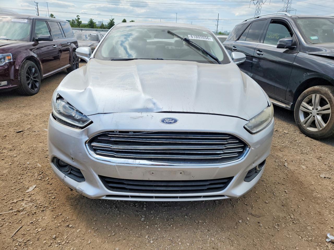 2013 Ford Fusion Se Серебряный vin: 3FA6P0HR4DR112207