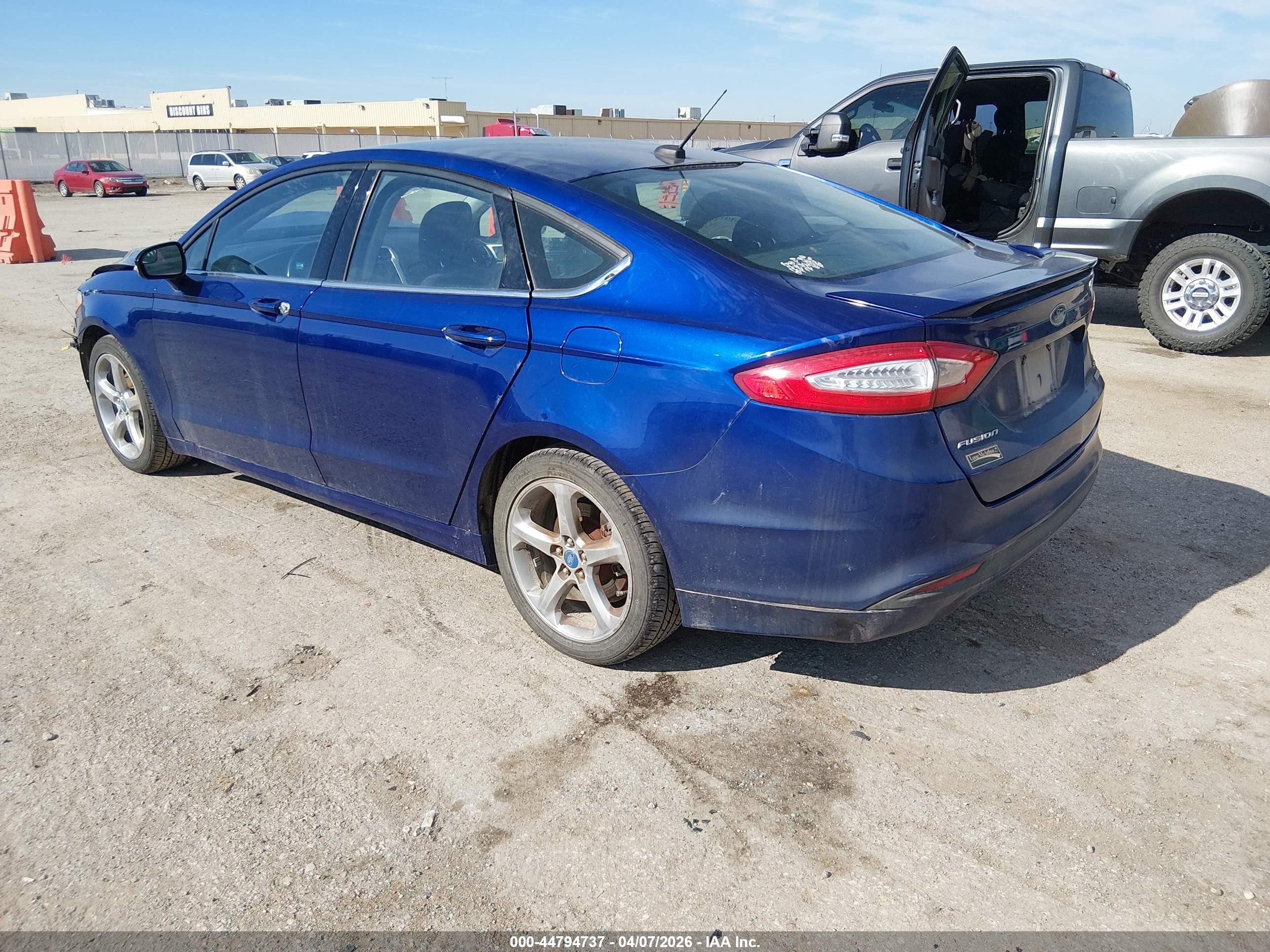 2013 Ford Fusion Se Синий vin: 3FA6P0HR4DR119660
