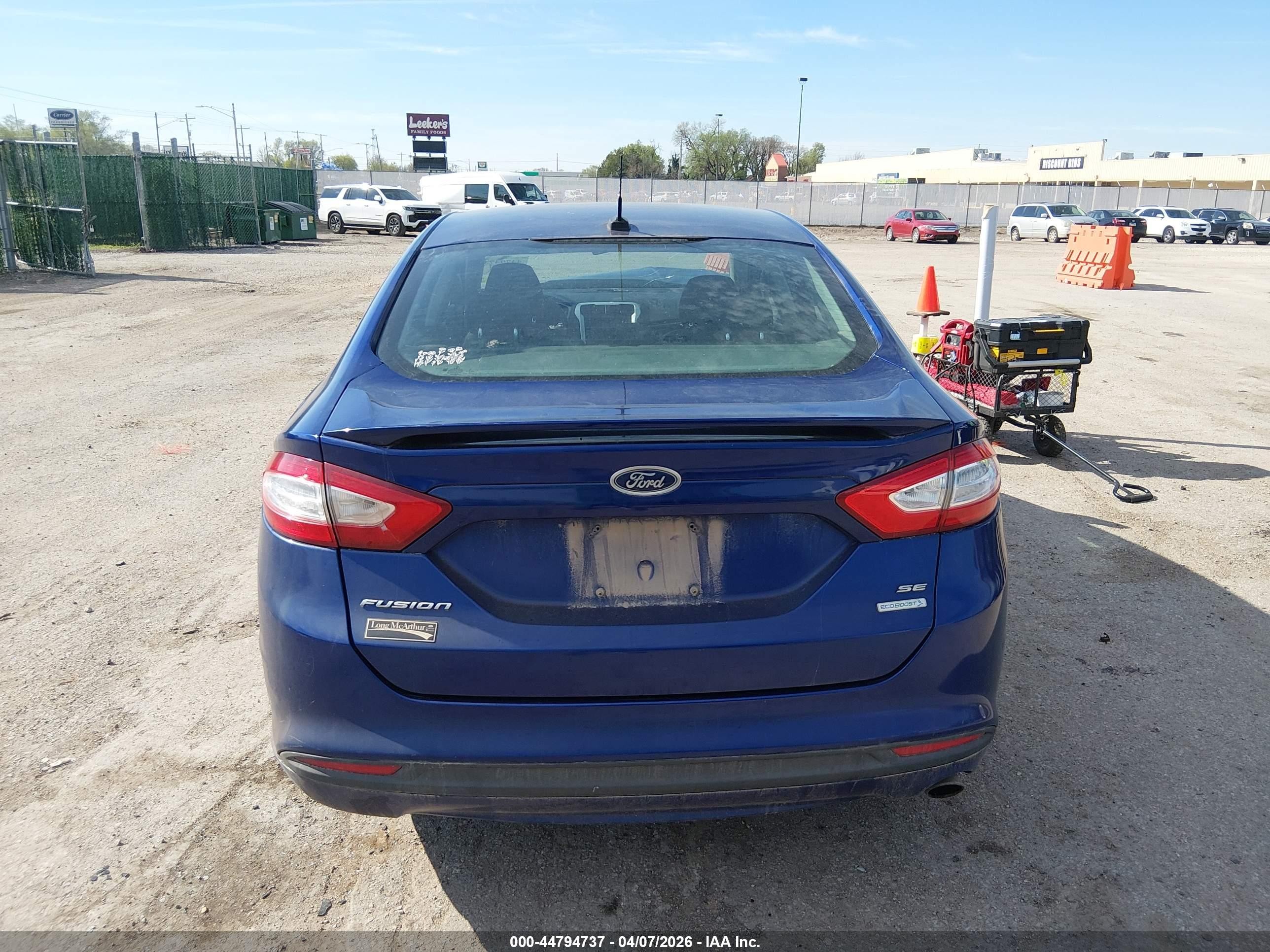 2013 Ford Fusion Se Синий vin: 3FA6P0HR4DR119660