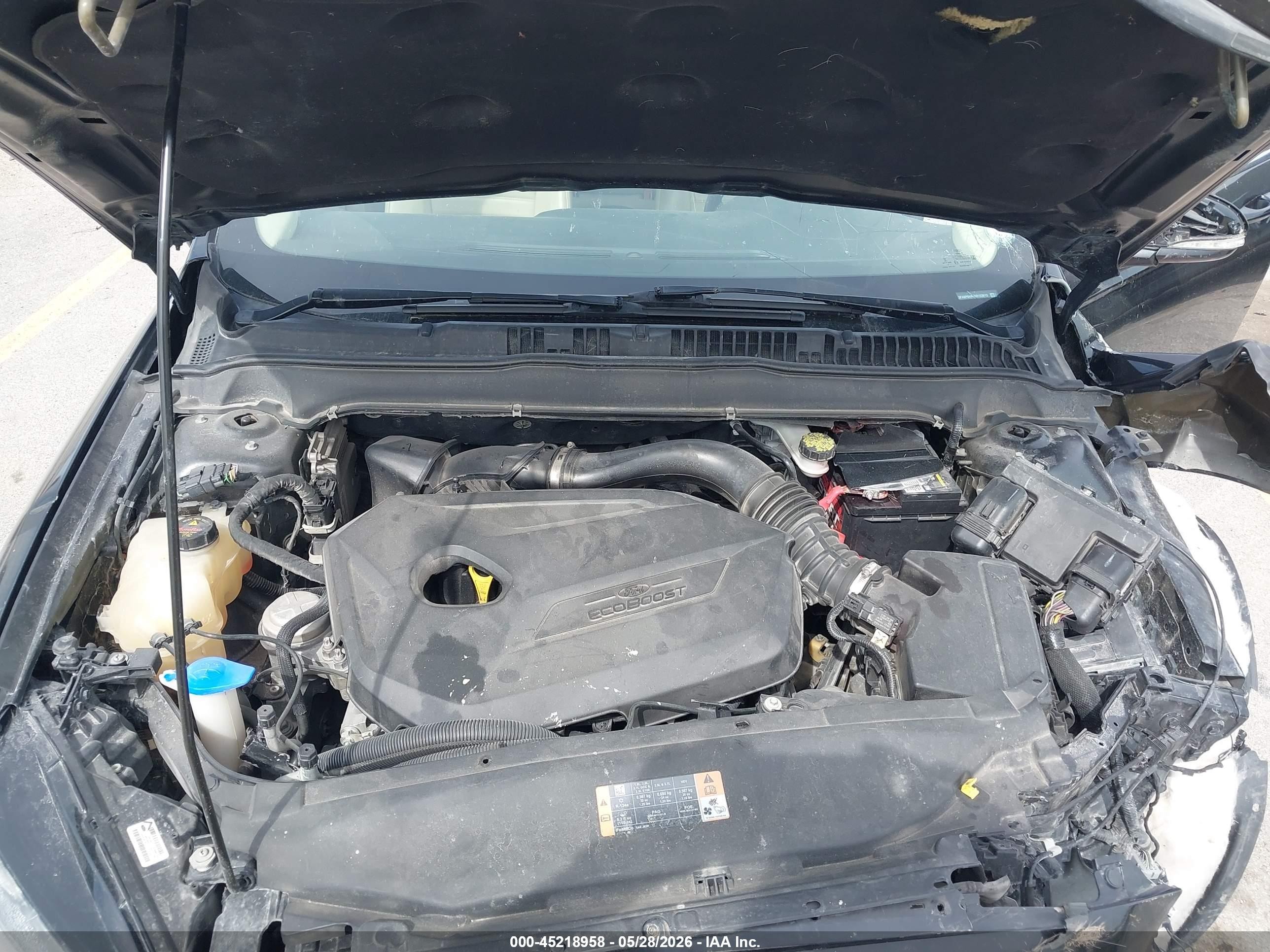 2013 Ford Fusion Se Black vin: 3FA6P0HR4DR123613