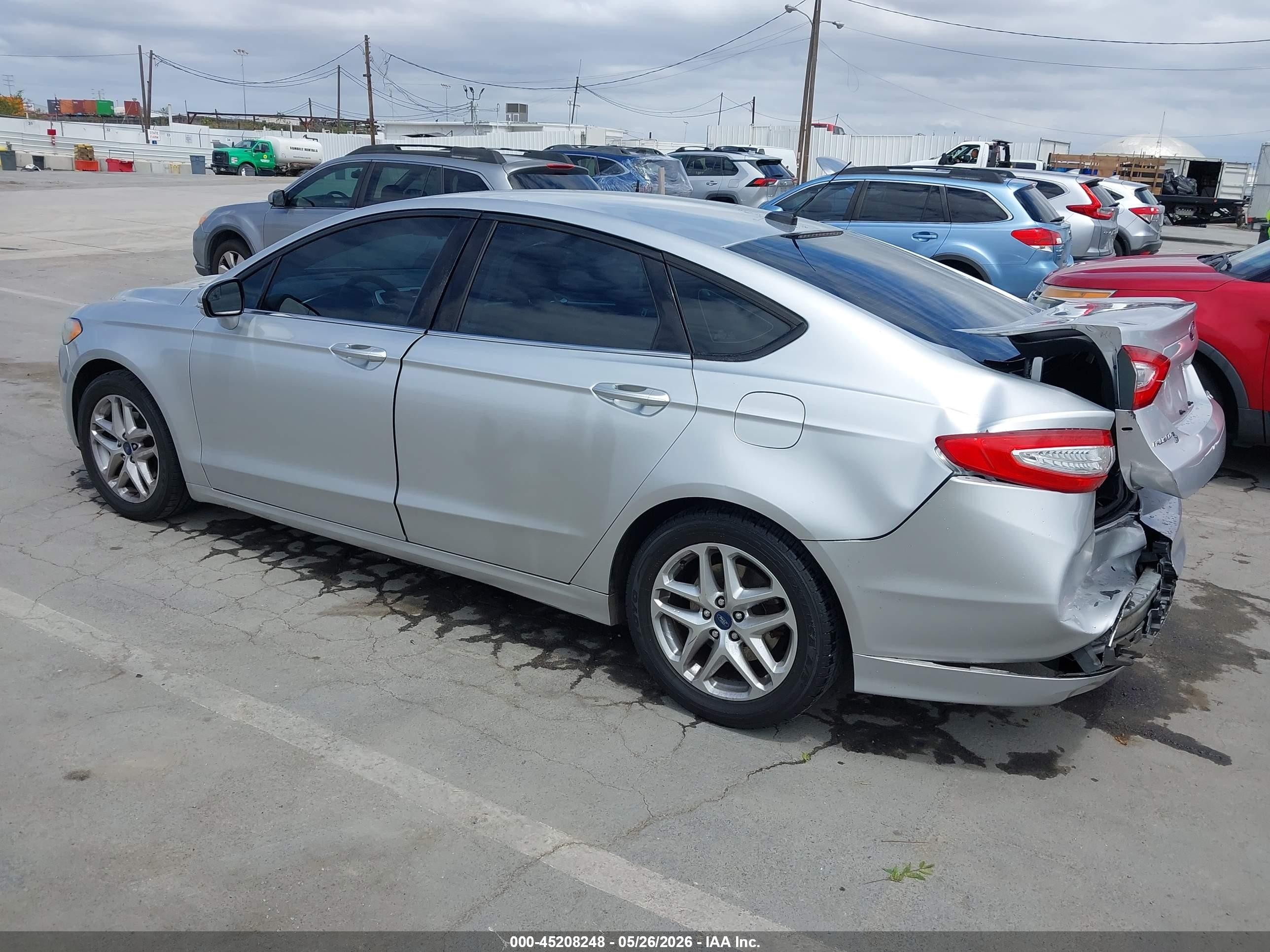 2013 Ford Fusion Se Gray vin: 3FA6P0HR4DR135373