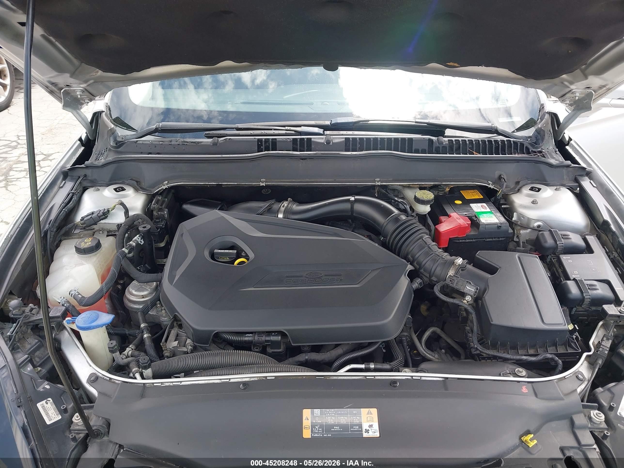 2013 Ford Fusion Se Gray vin: 3FA6P0HR4DR135373