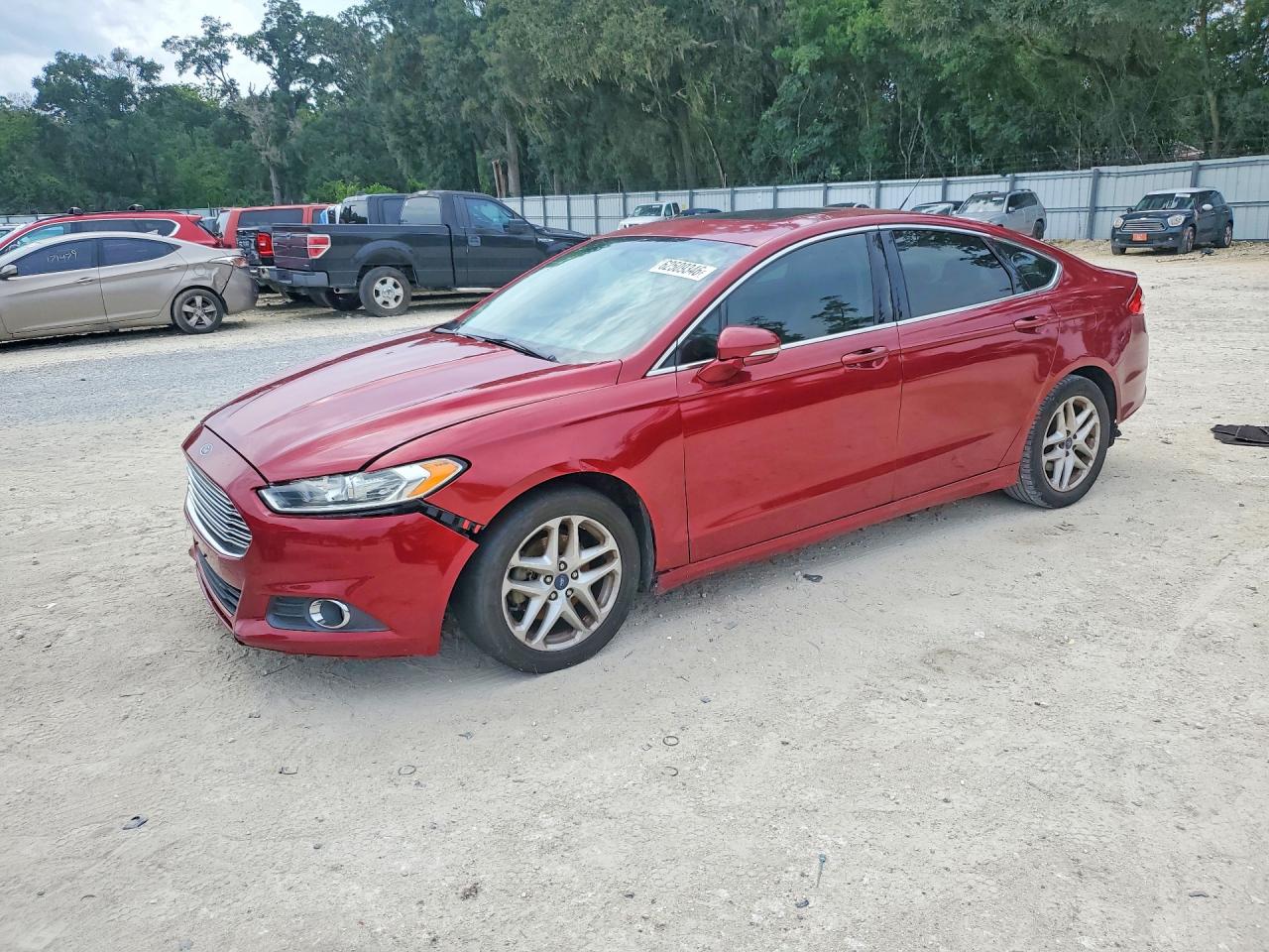 2013 Ford Fusion Se Красный vin: 3FA6P0HR4DR169328