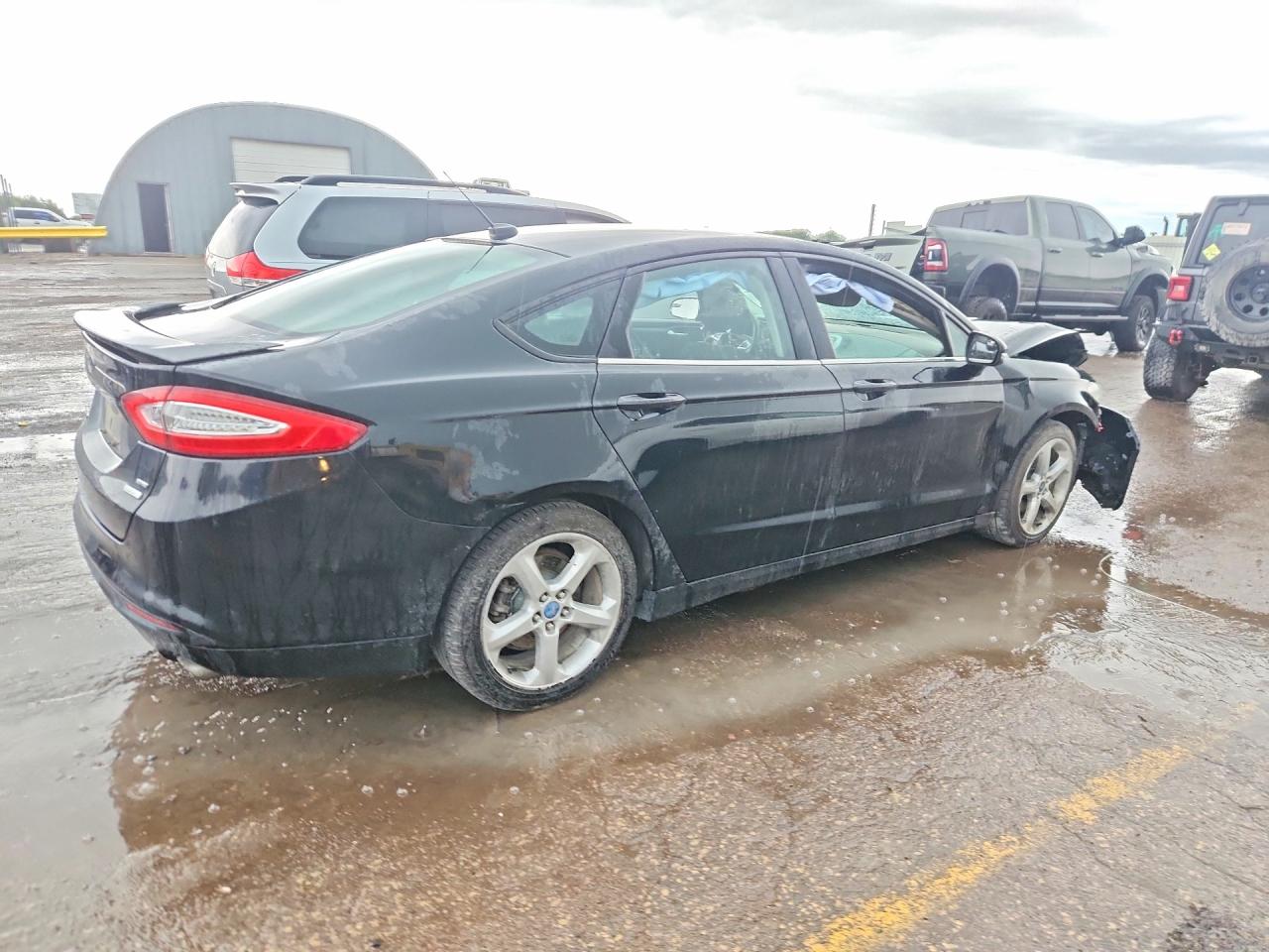 2013 Ford Fusion Se Black vin: 3FA6P0HR4DR169474