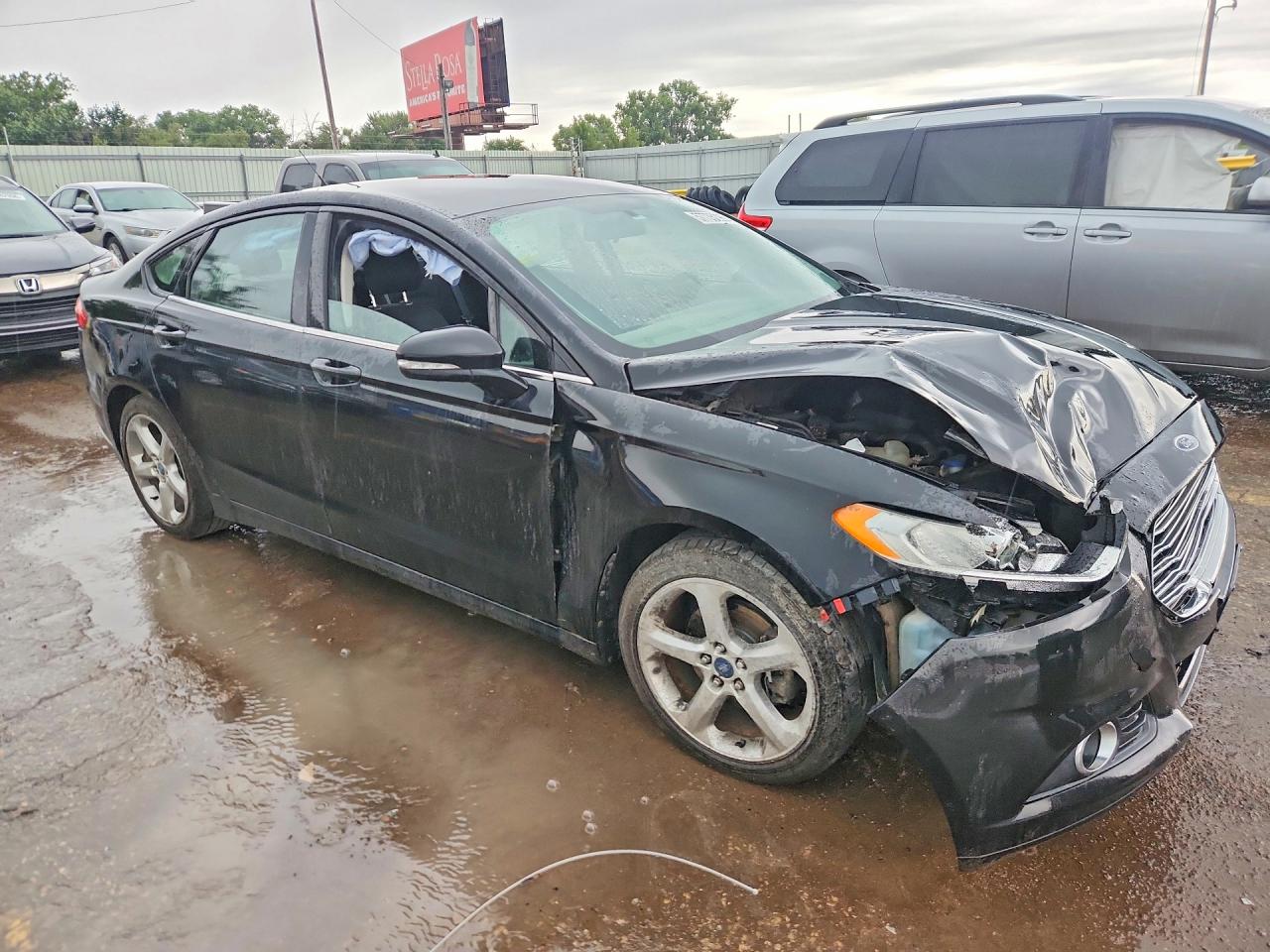2013 Ford Fusion Se Black vin: 3FA6P0HR4DR169474