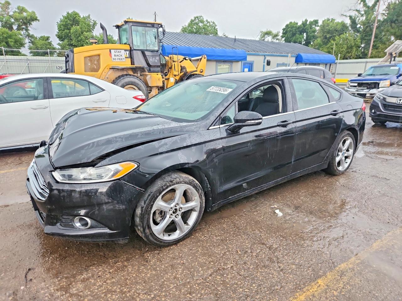 2013 Ford Fusion Se Black vin: 3FA6P0HR4DR169474