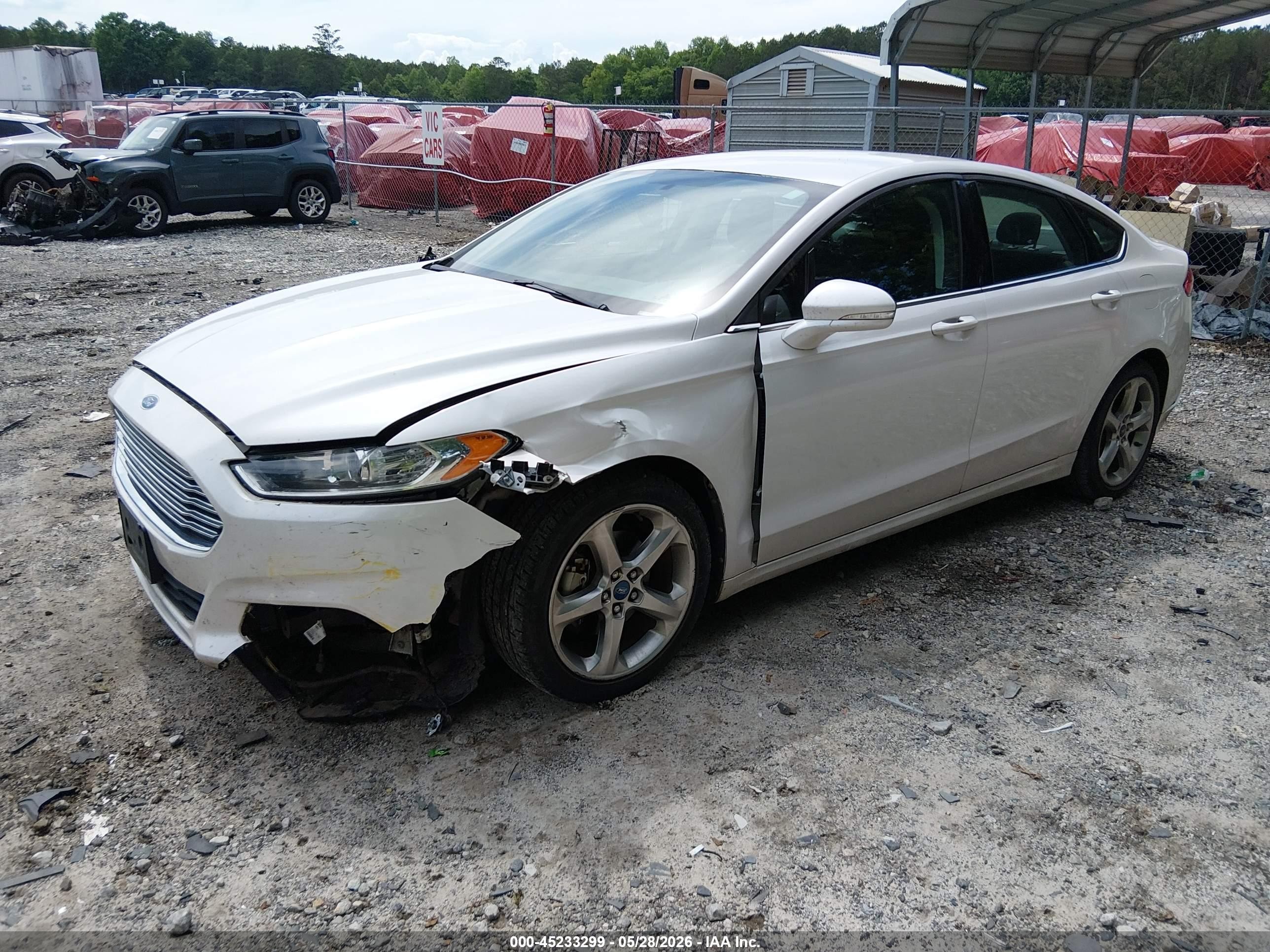 2013 Ford Fusion Se White vin: 3FA6P0HR4DR184038