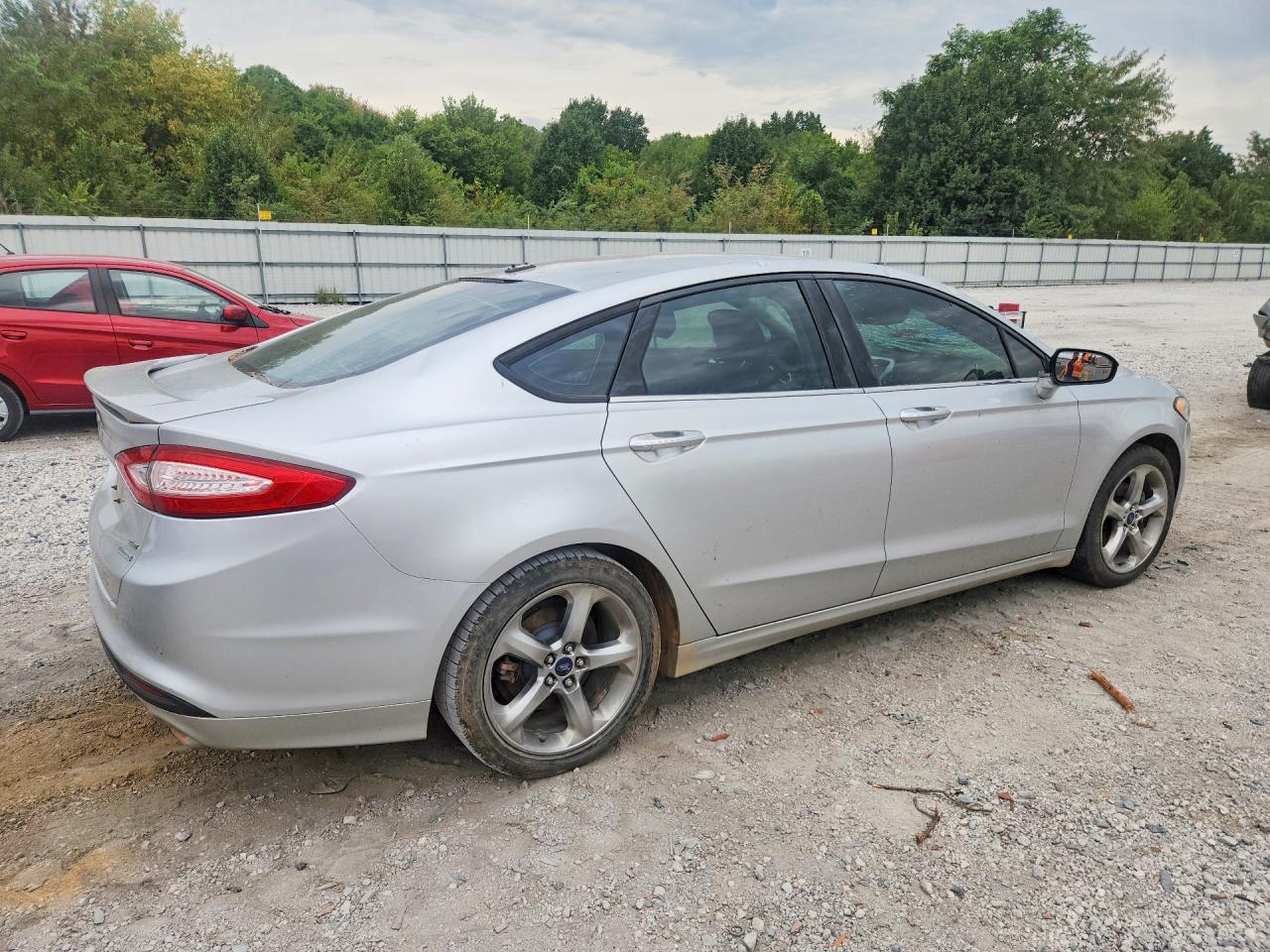 2013 Ford Fusion Se Silver vin: 3FA6P0HR4DR201212