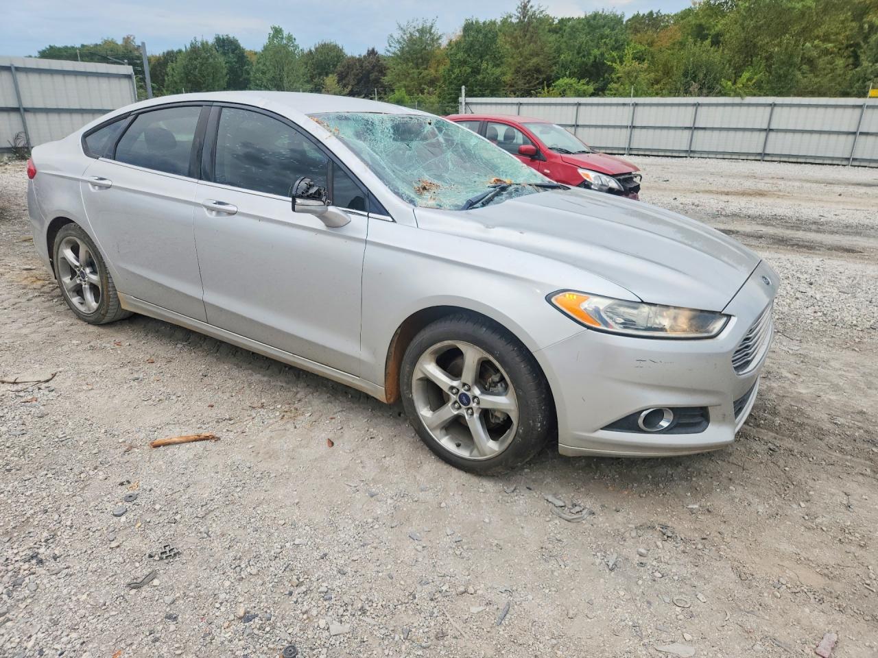 2013 Ford Fusion Se Silver vin: 3FA6P0HR4DR201212