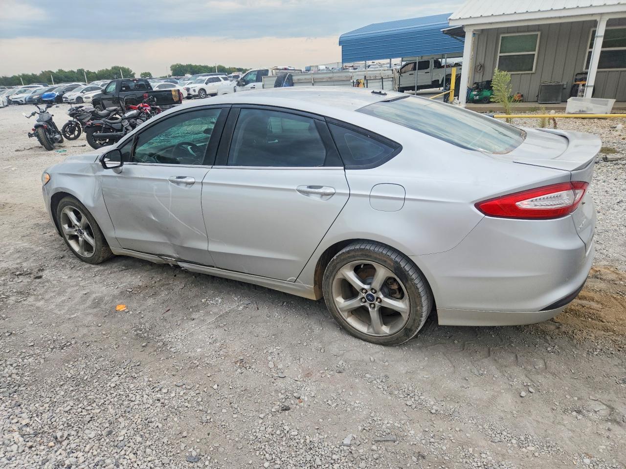 2013 Ford Fusion Se Silver vin: 3FA6P0HR4DR201212